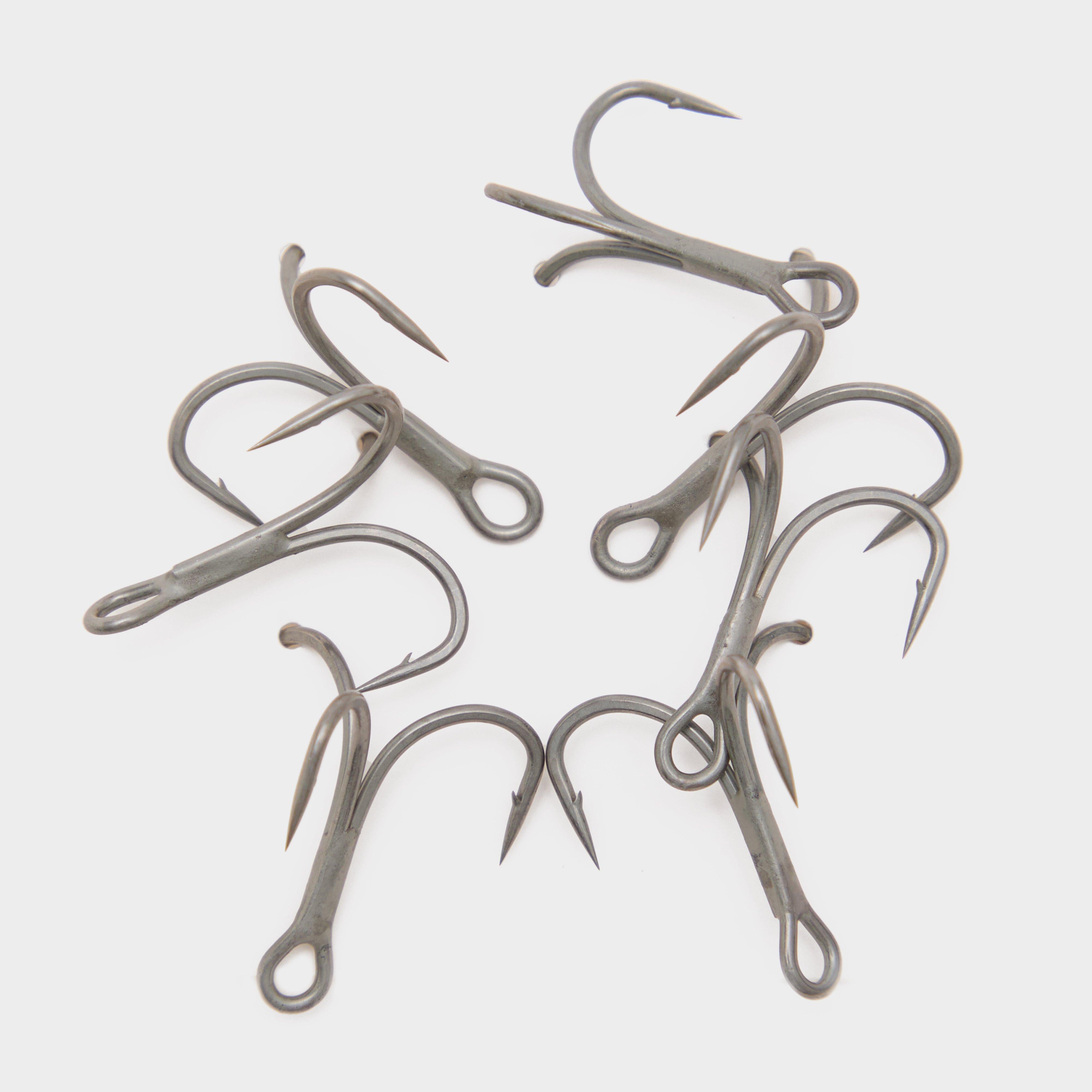 Black Fox Rage Predator X-Strong Barbed Treble Hooks 4 x 6 – GO