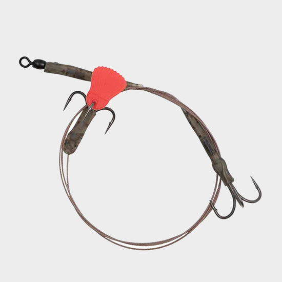 Predator Twin Treble Trace 52cm Size 8 Barbed