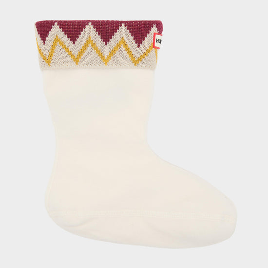 Unisex Recycled Zig Zag Short Boot Socks