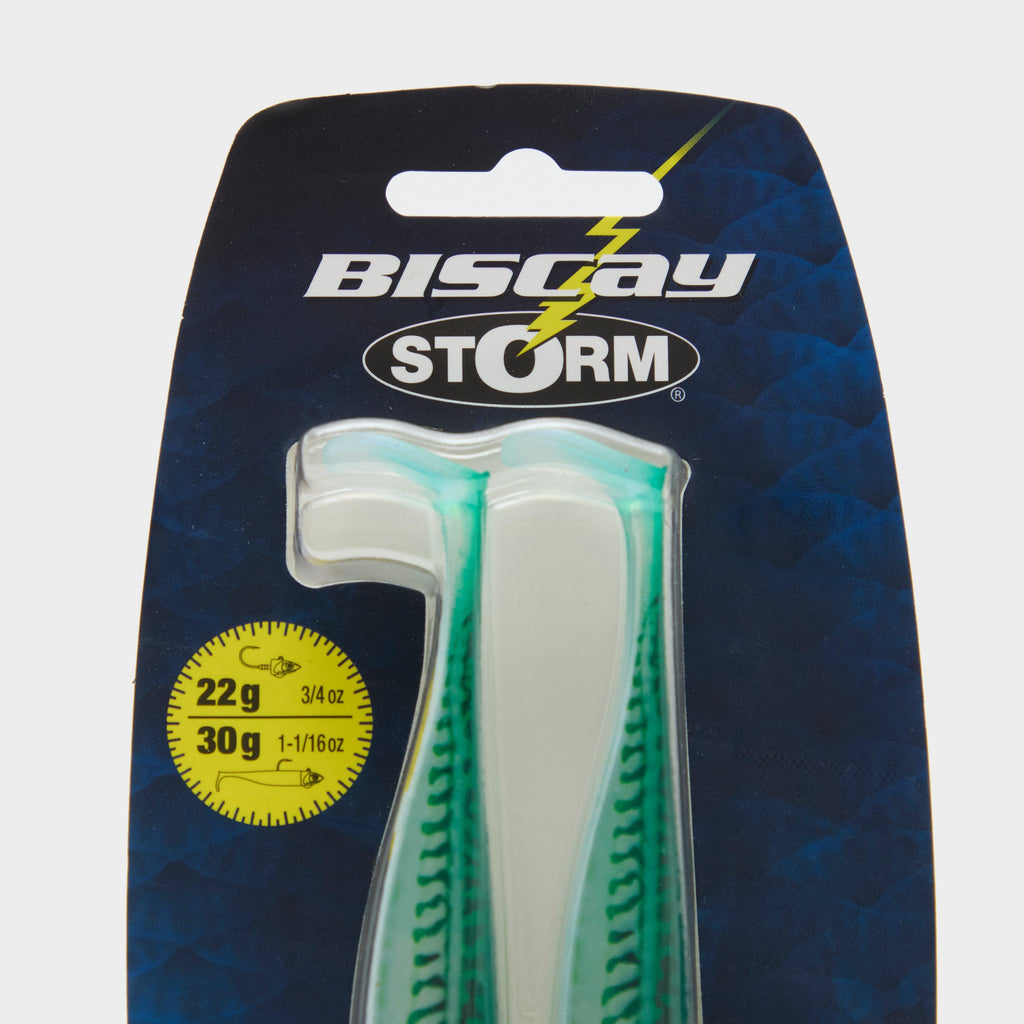 360GT Coastal Biscay Green Mackerel Mounted Lures 2 Pack