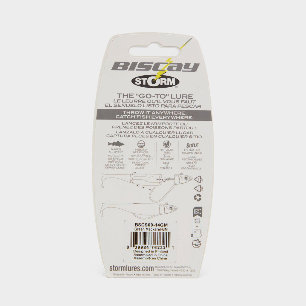 360GT Biscay Shad Mounted Green Mackerel 2 Pack