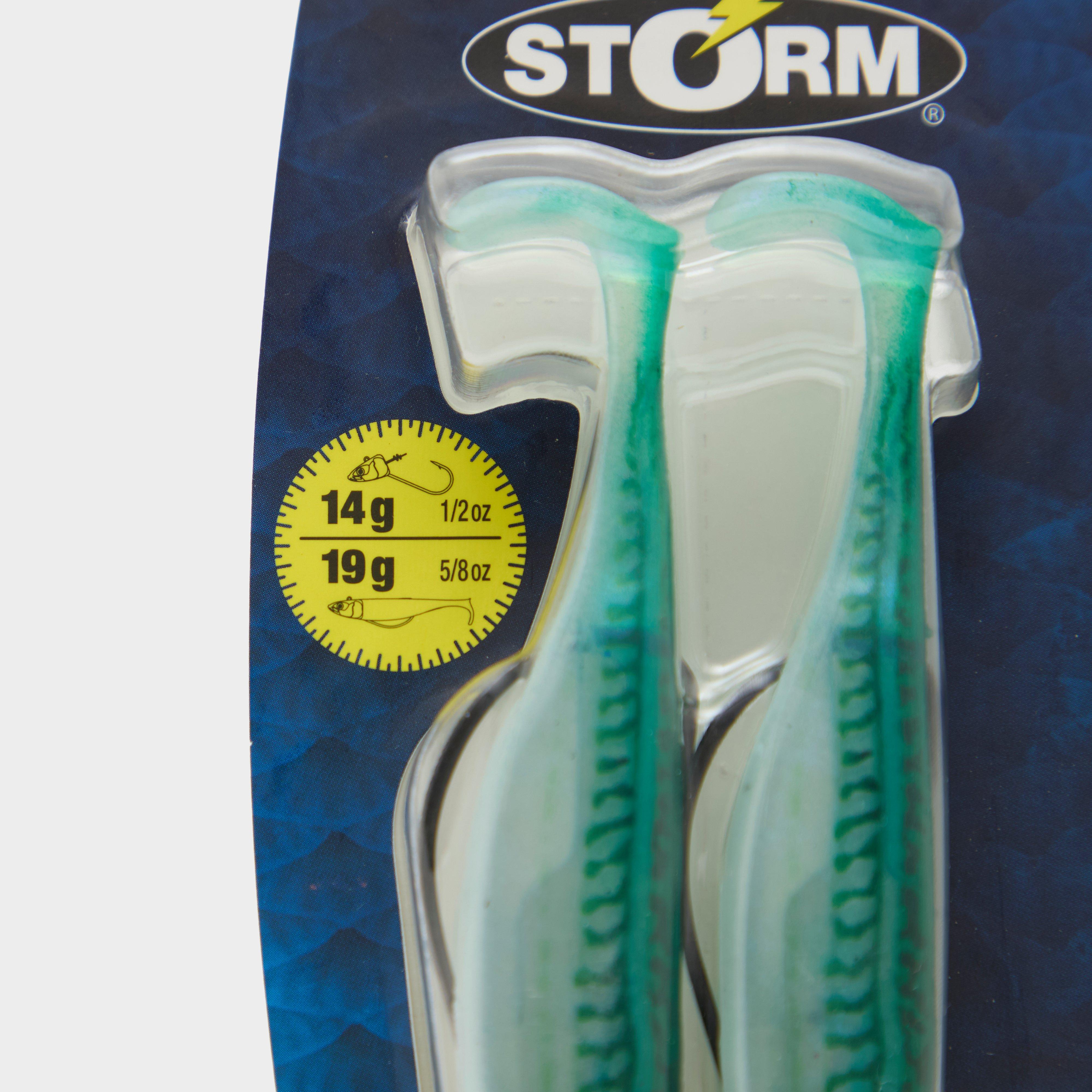 360GT Biscay Shad Mounted Green Mackerel 2 Pack