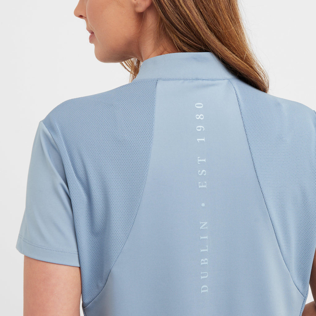 Women's 1/4 Zip Breathable Short Sleeved Riding Top