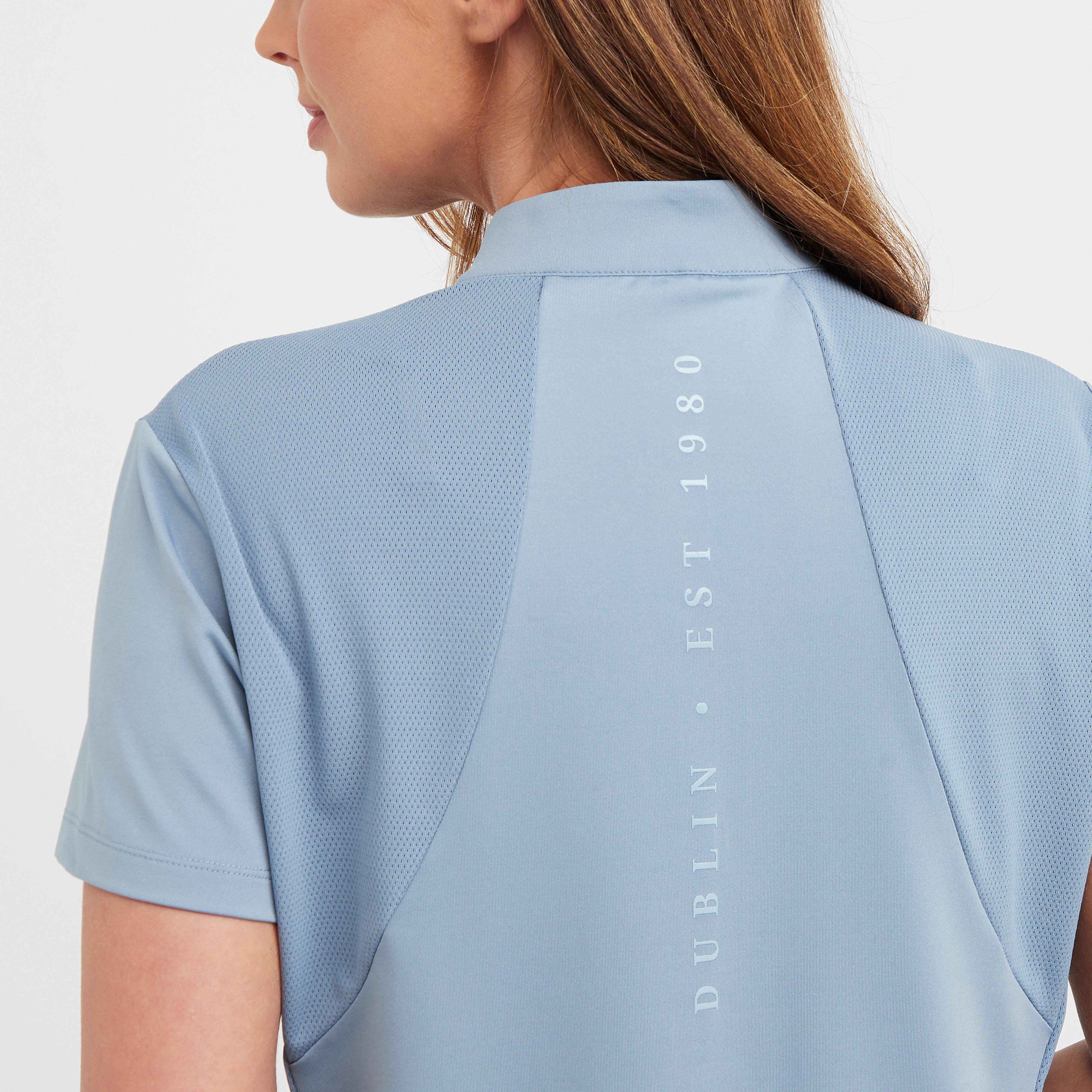 Women's 1/4 Zip Breathable Short Sleeved Riding Top