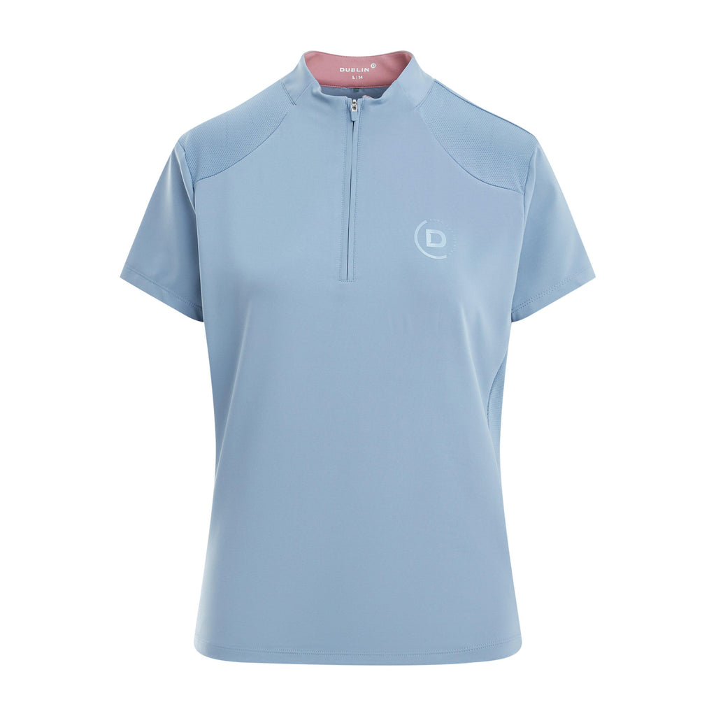 Women's 1/4 Zip Breathable Short Sleeved Riding Top