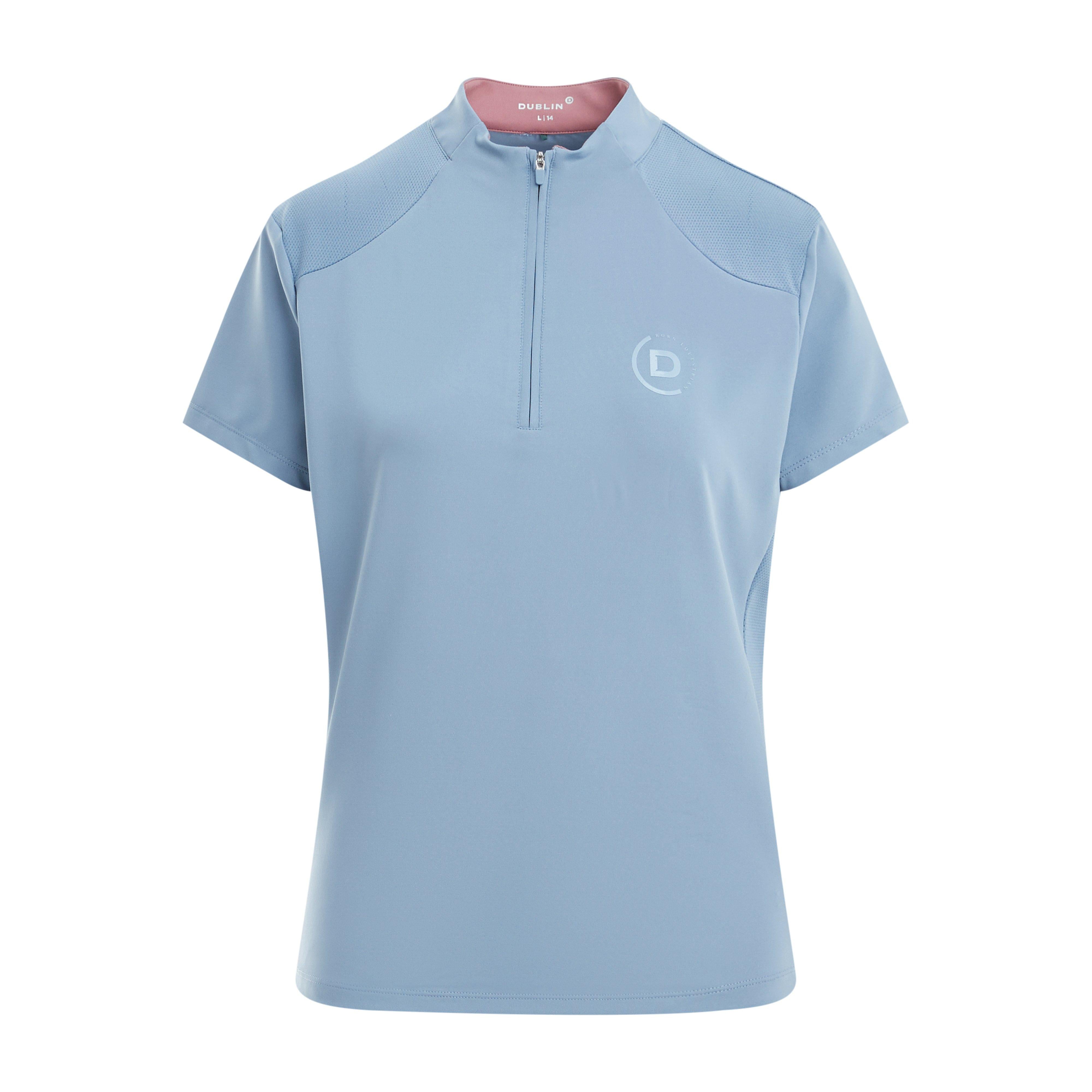 Women's 1/4 Zip Breathable Short Sleeved Riding Top