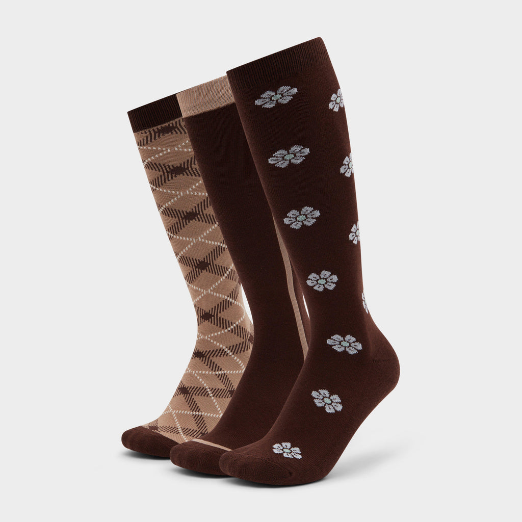 Adults 3 Pack Socks