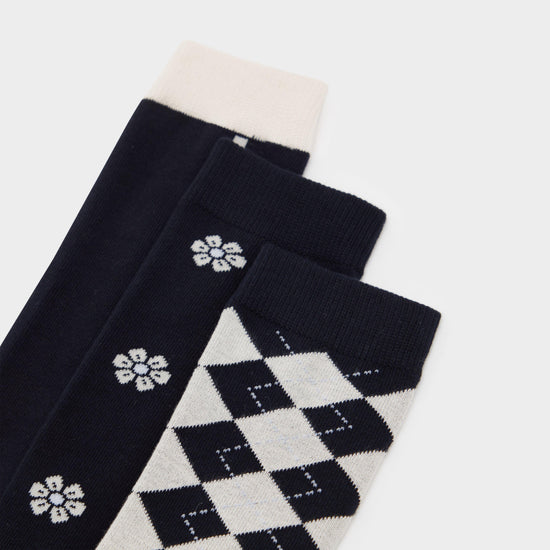 Adults Dublin 3 Pack Socks