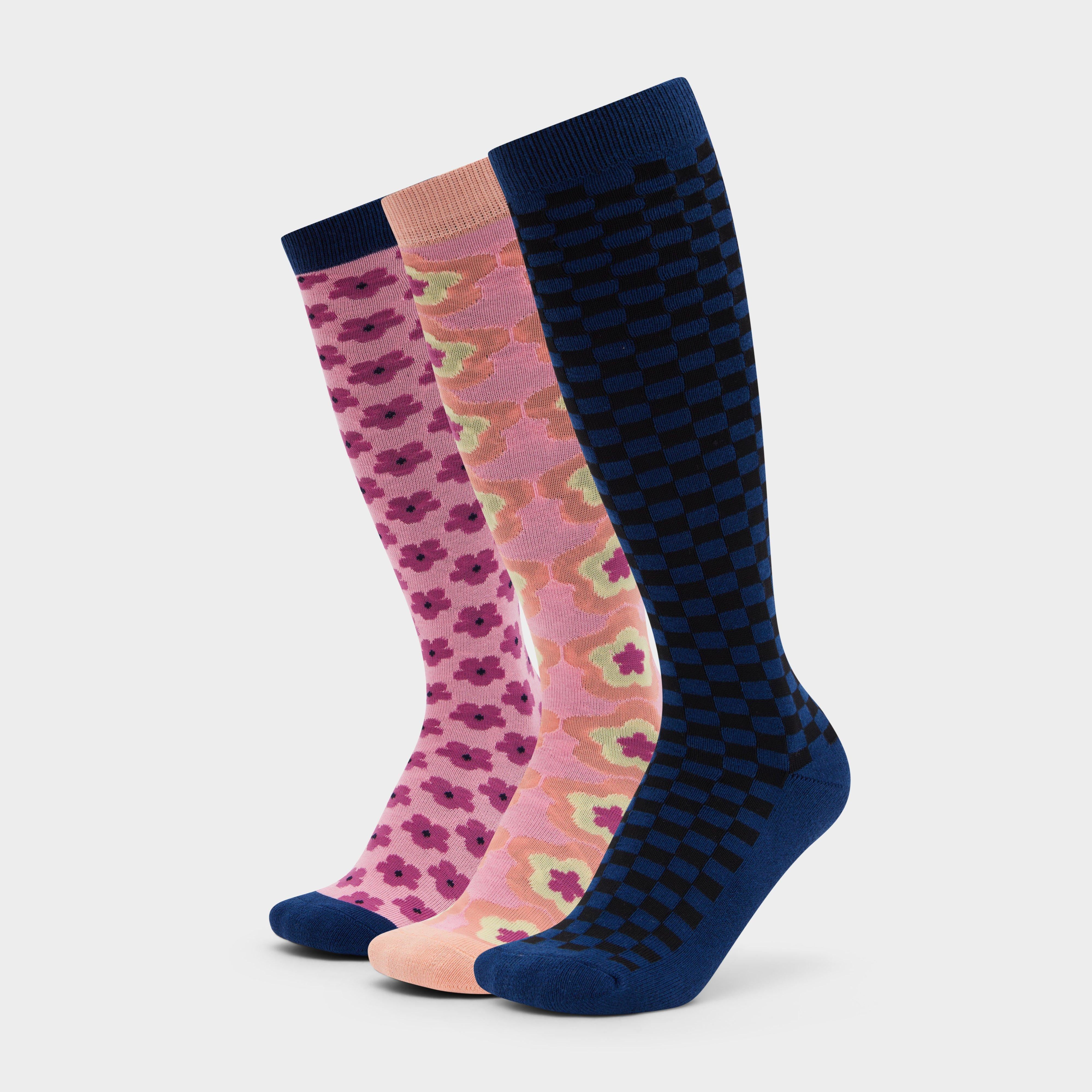 Adults 3 Pack Socks