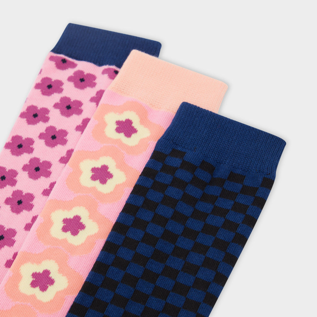 Adults 3 Pack Socks