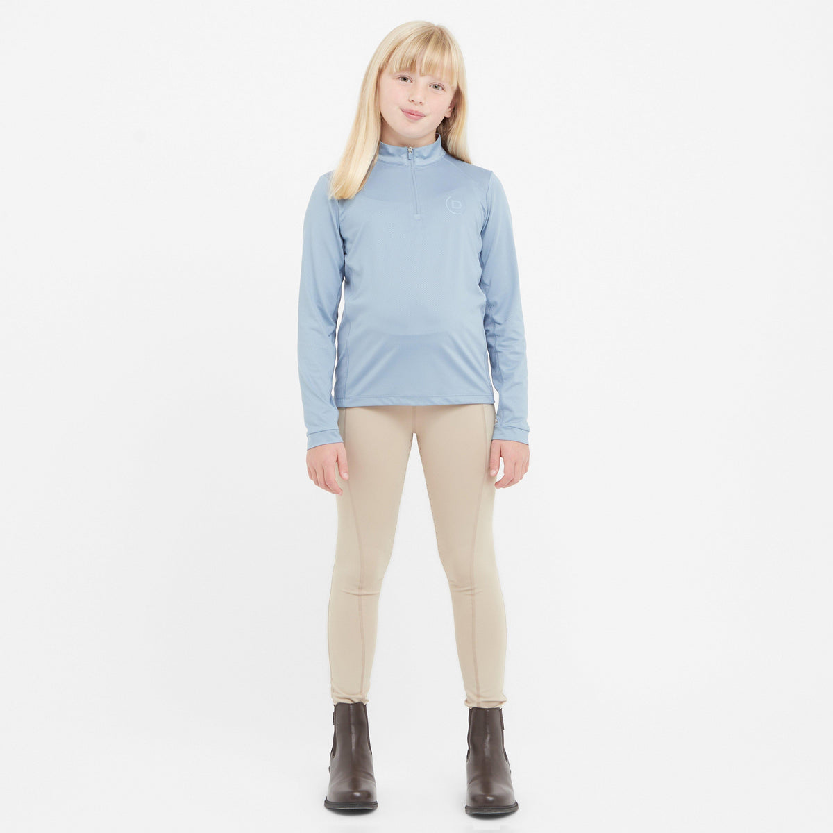 Kids' Breathable Long Sleeved Riding Top