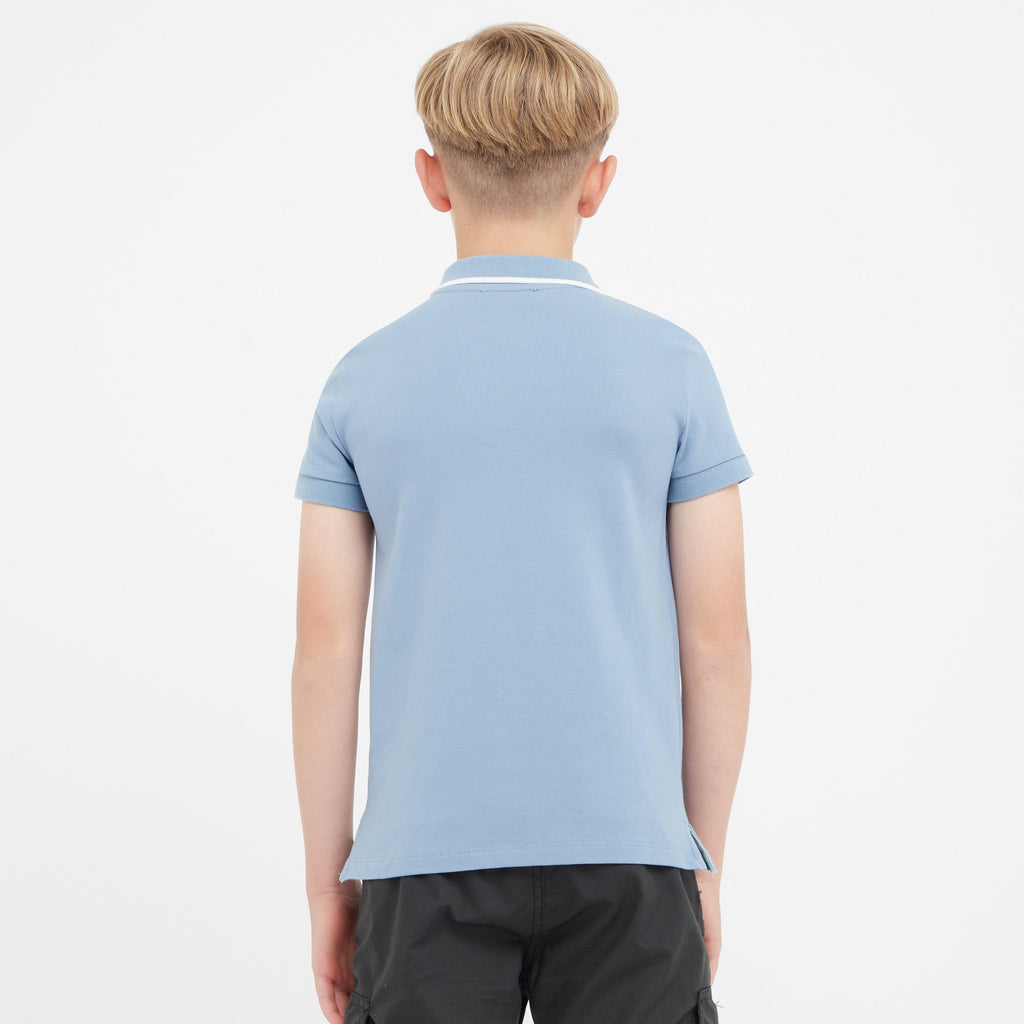 Kids’ Cotton Pique Short Sleeved Polo