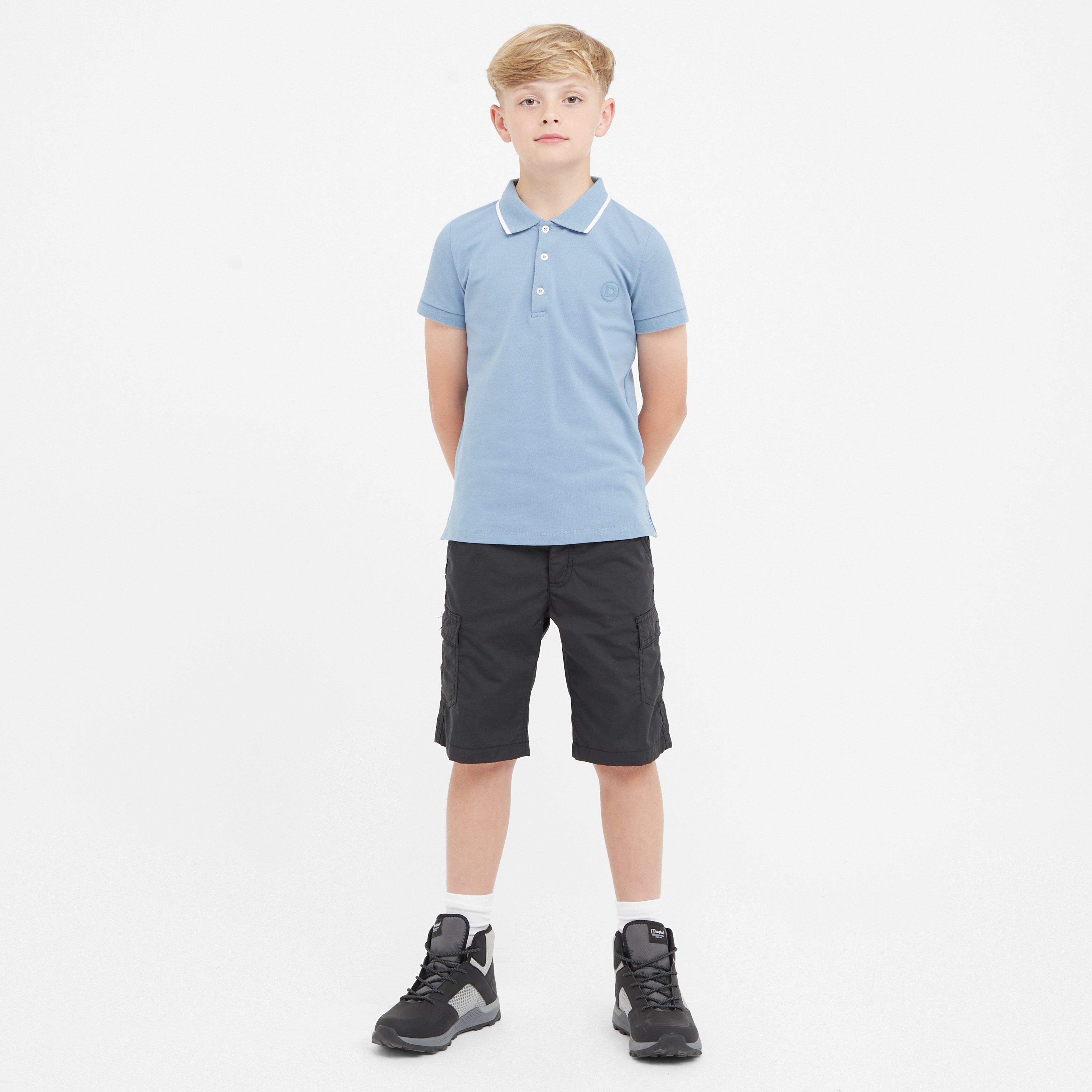 Kids’ Cotton Pique Short Sleeved Polo