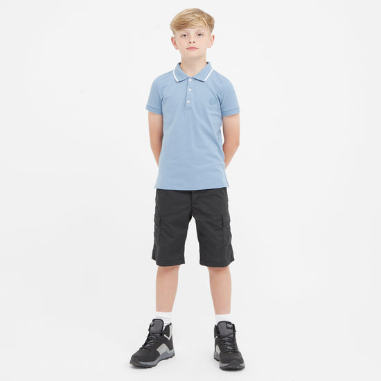 Kids’ Cotton Pique Short Sleeved Polo