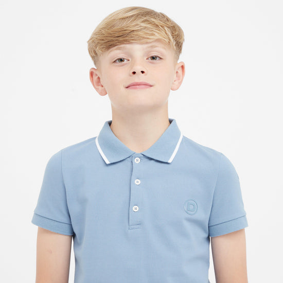 Kids’ Cotton Pique Short Sleeved Polo