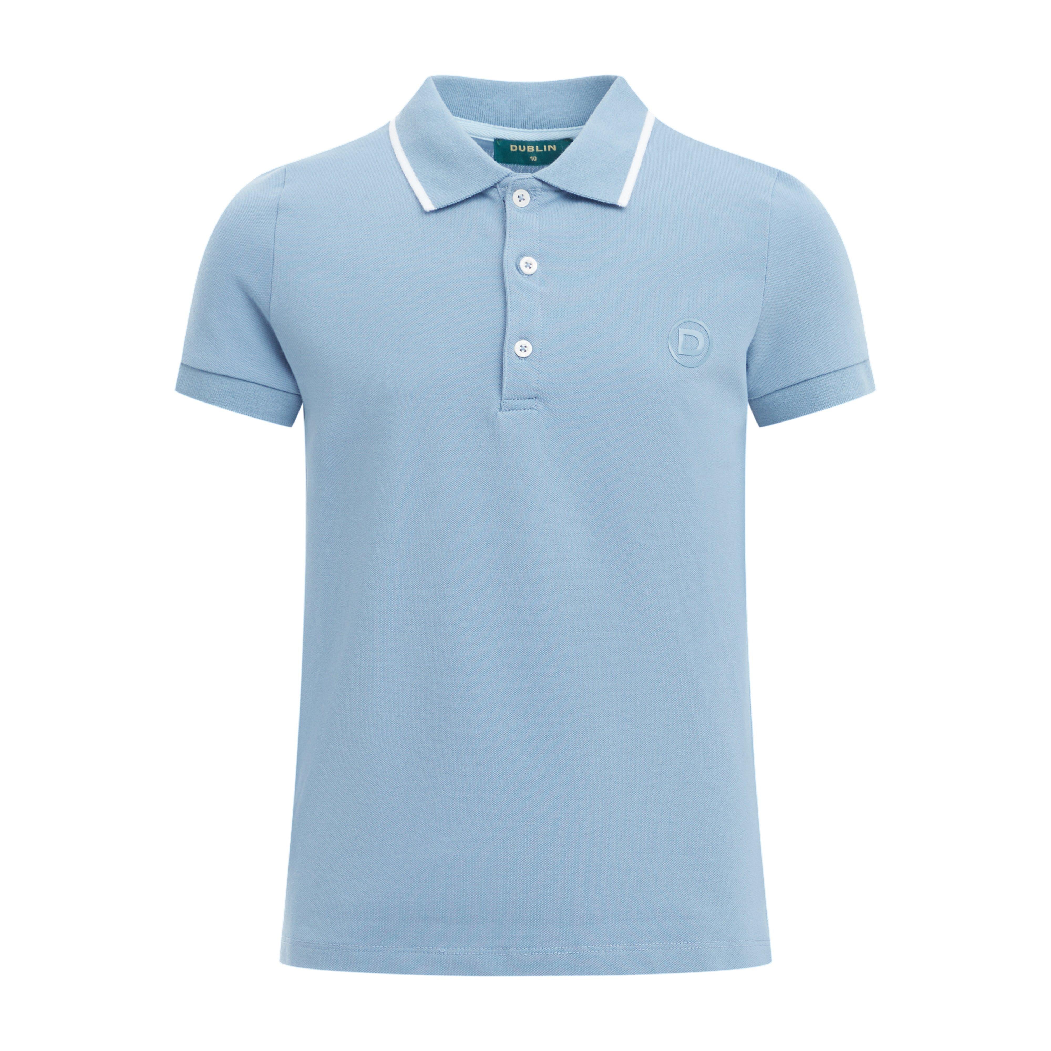 Kids’ Cotton Pique Short Sleeved Polo