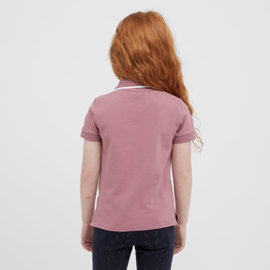 Kids’ Cotton Pique Short Sleeved Polo