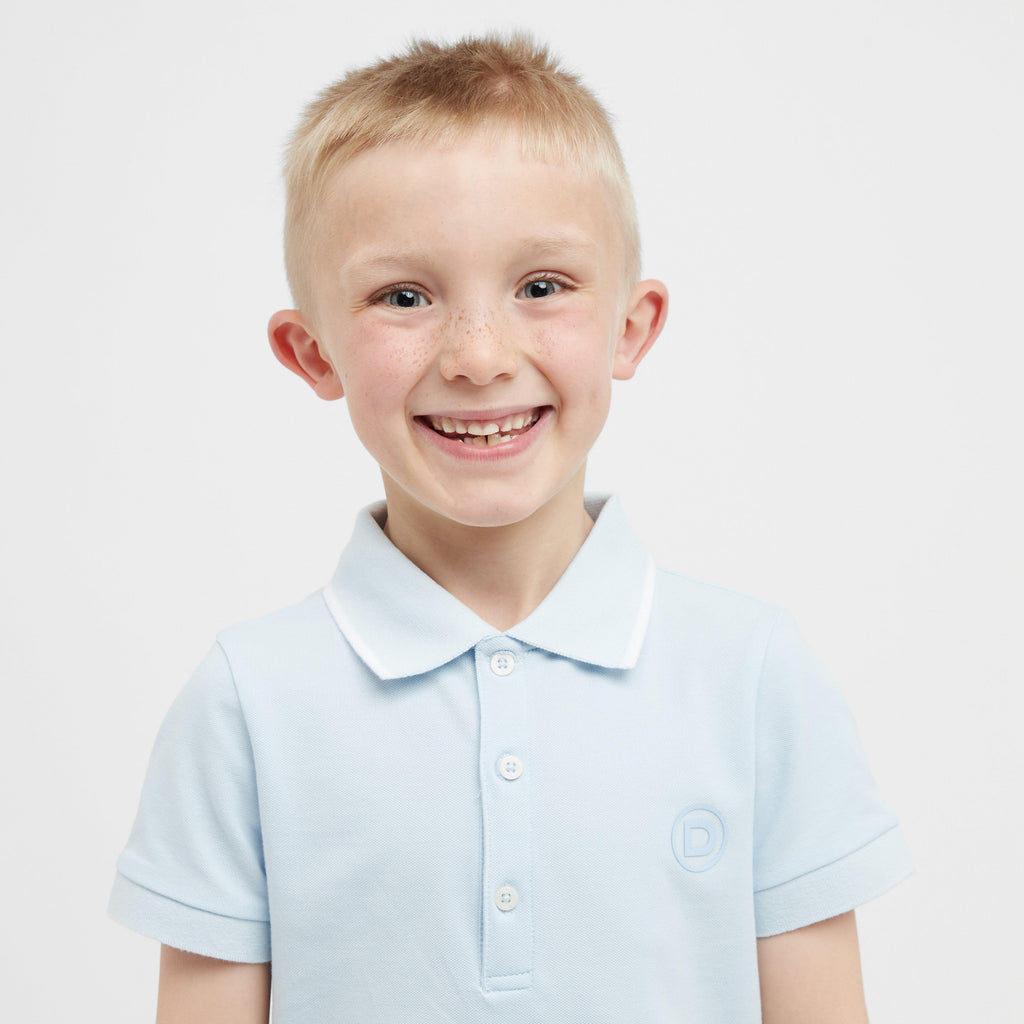 Kids’ Cotton Pique Short Sleeved Polo