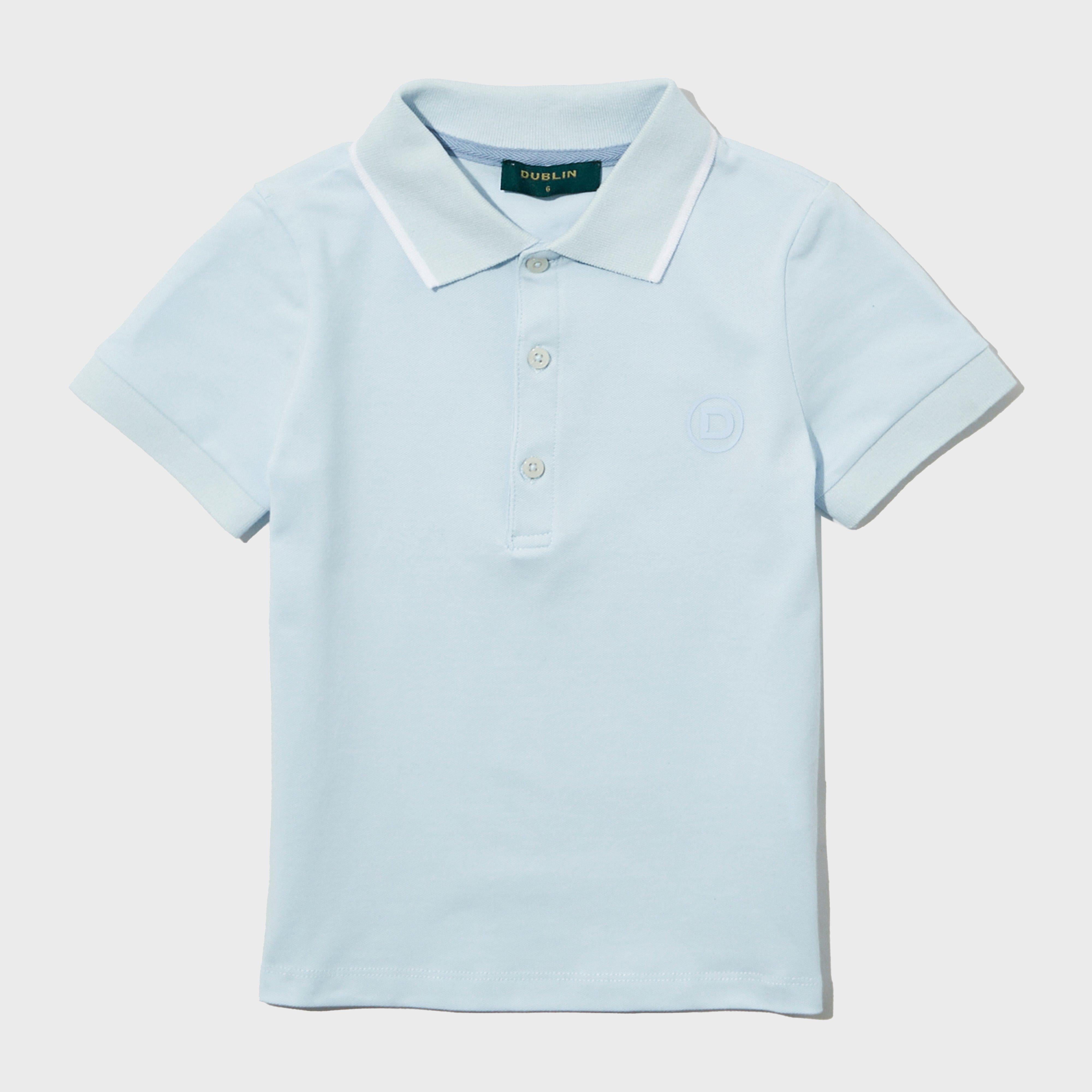 Kids’ Cotton Pique Short Sleeved Polo