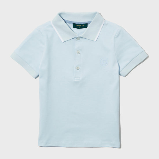 Kids’ Cotton Pique Short Sleeved Polo