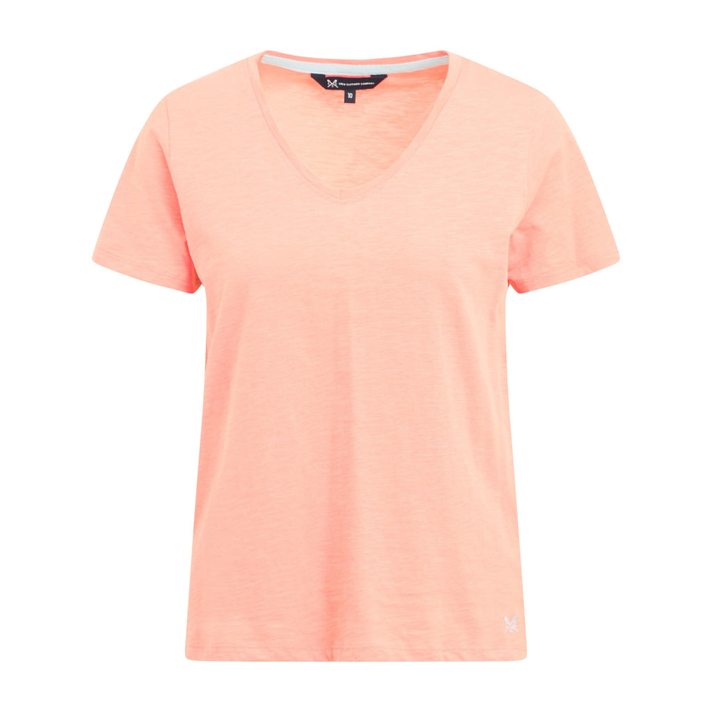 Women’s V Neck Slub T-Shirt