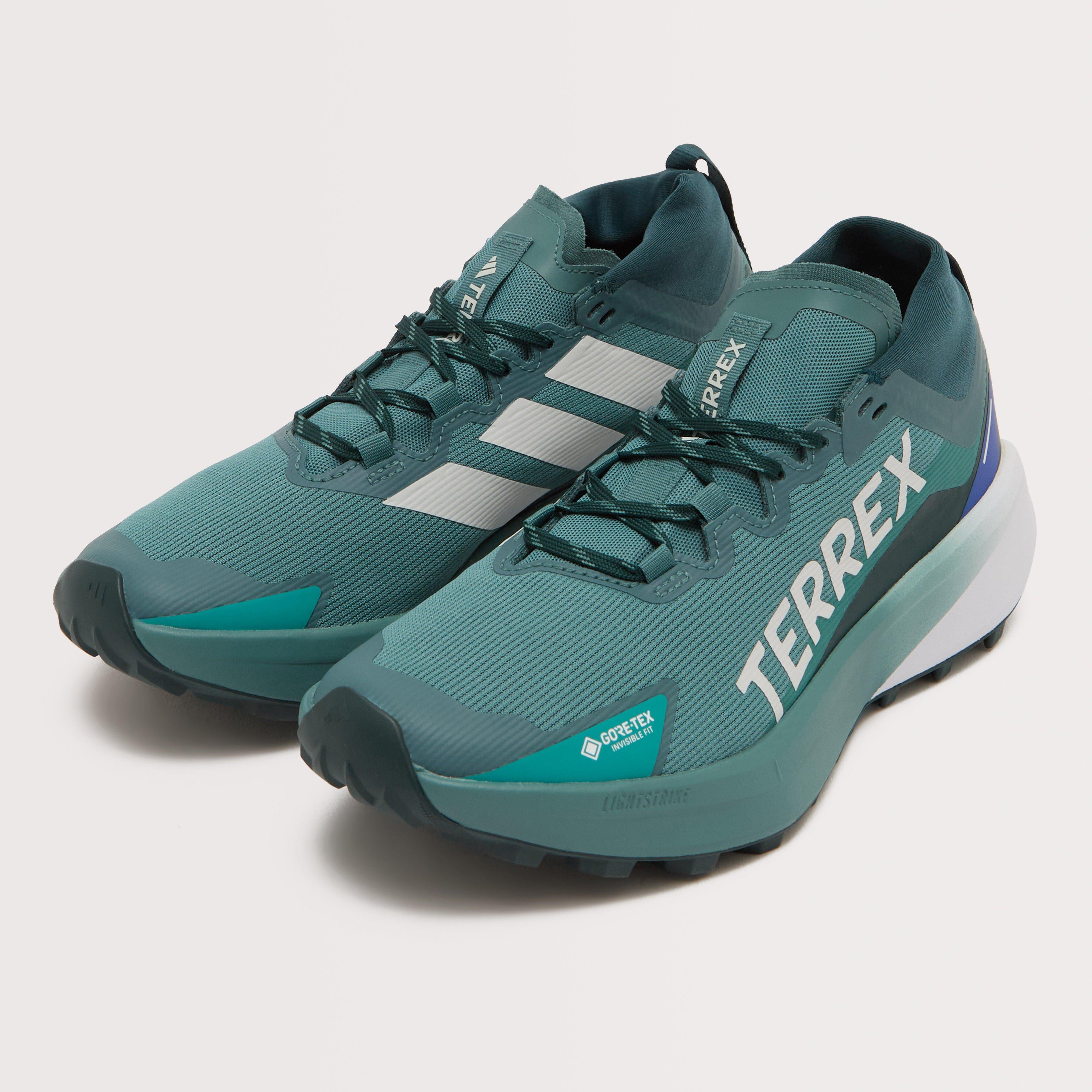 Blue adidas Terrex Men's Agravic GORE-TEX Trail Running Shoes GO Outdoors Blue adidas Terrex Men's Agravic GORE-TEX Trail Running Shoes GO Outdoors