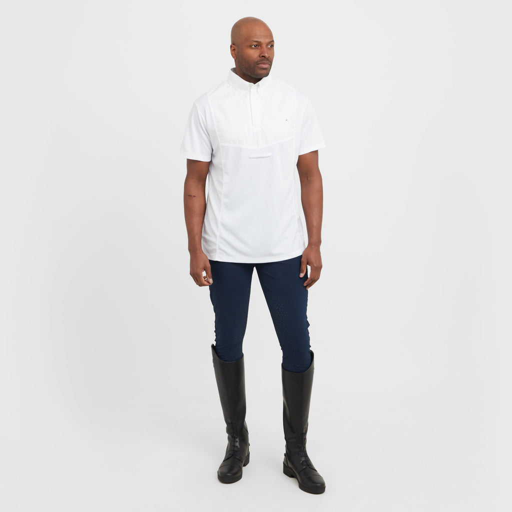 Men's Short Sleeved Tie Show Shirt