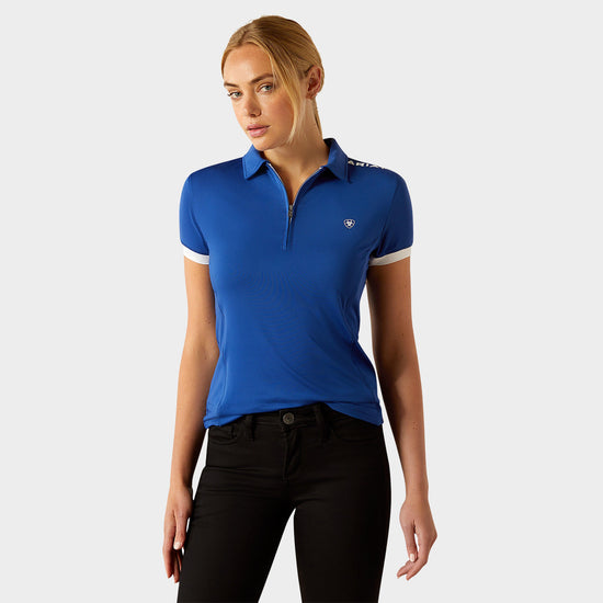 Womens Bandera 1/4 Zip Short Sleeved Polo Shirt