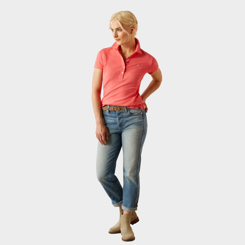 Womens Prix 2.0 Short Sleeved Polo Shirt