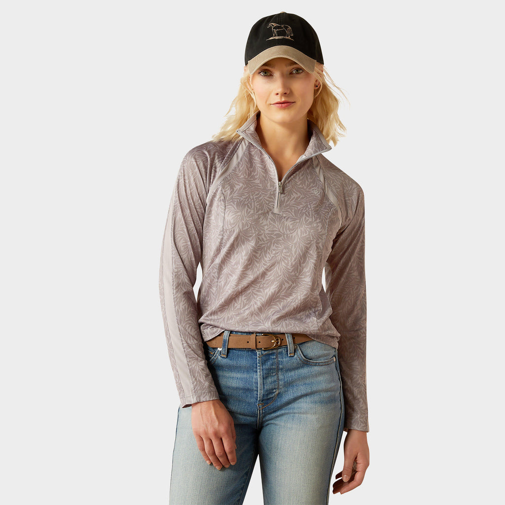 Womens Sunstopper 3.0 1/4 Zip Base Layer