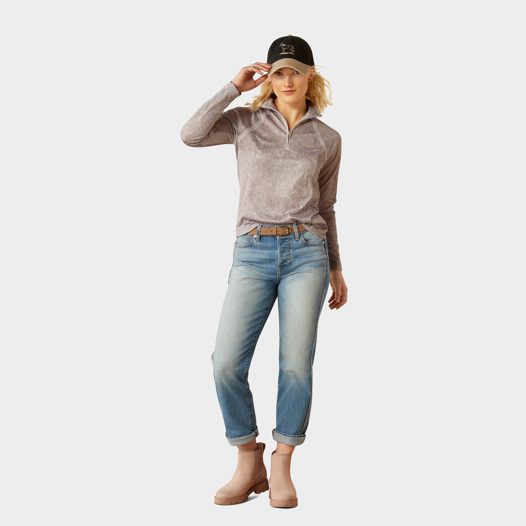 Womens Sunstopper 3.0 1/4 Zip Base Layer