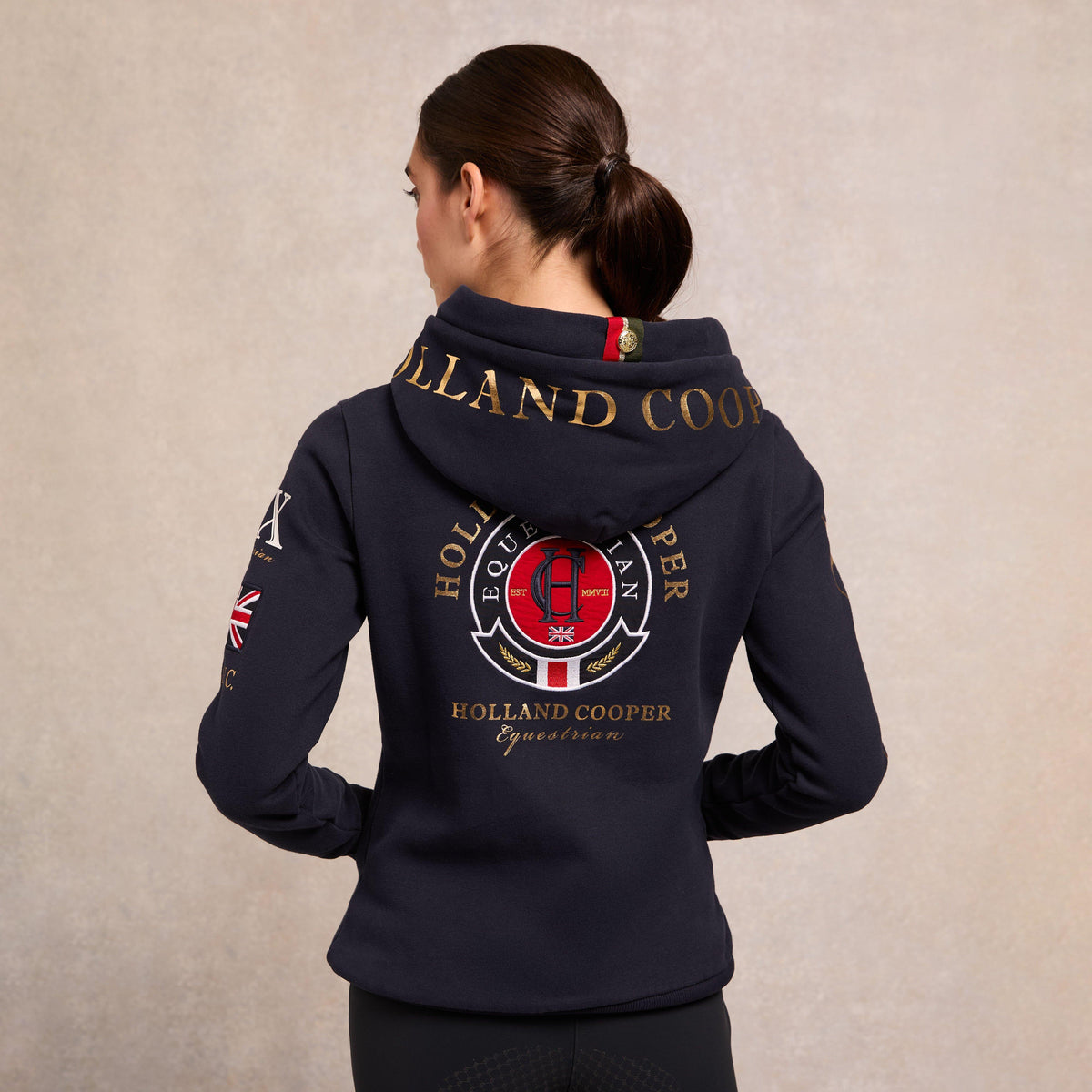 Womens Team Hoodie Pull On Ink Navy
