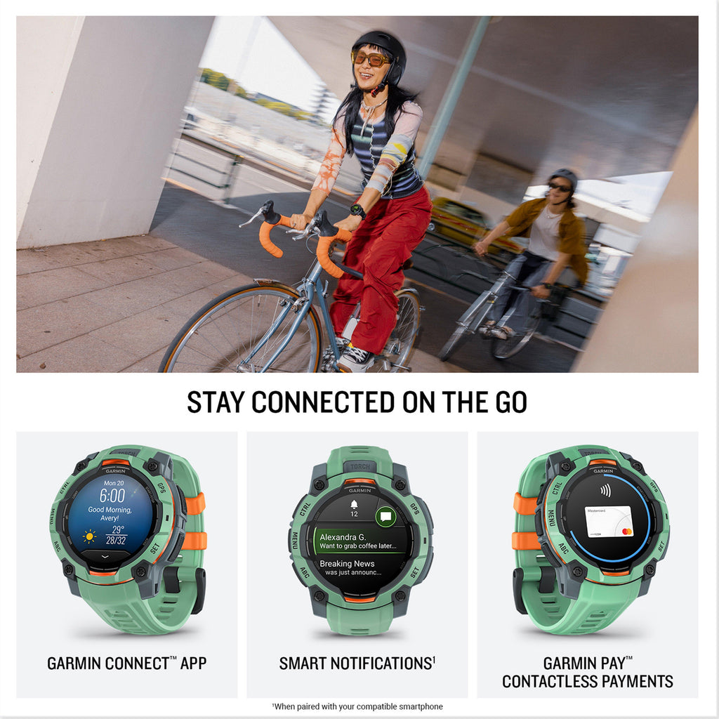 Instinct® 3 AMOLED 45mm Multi-Sport Smartwatch