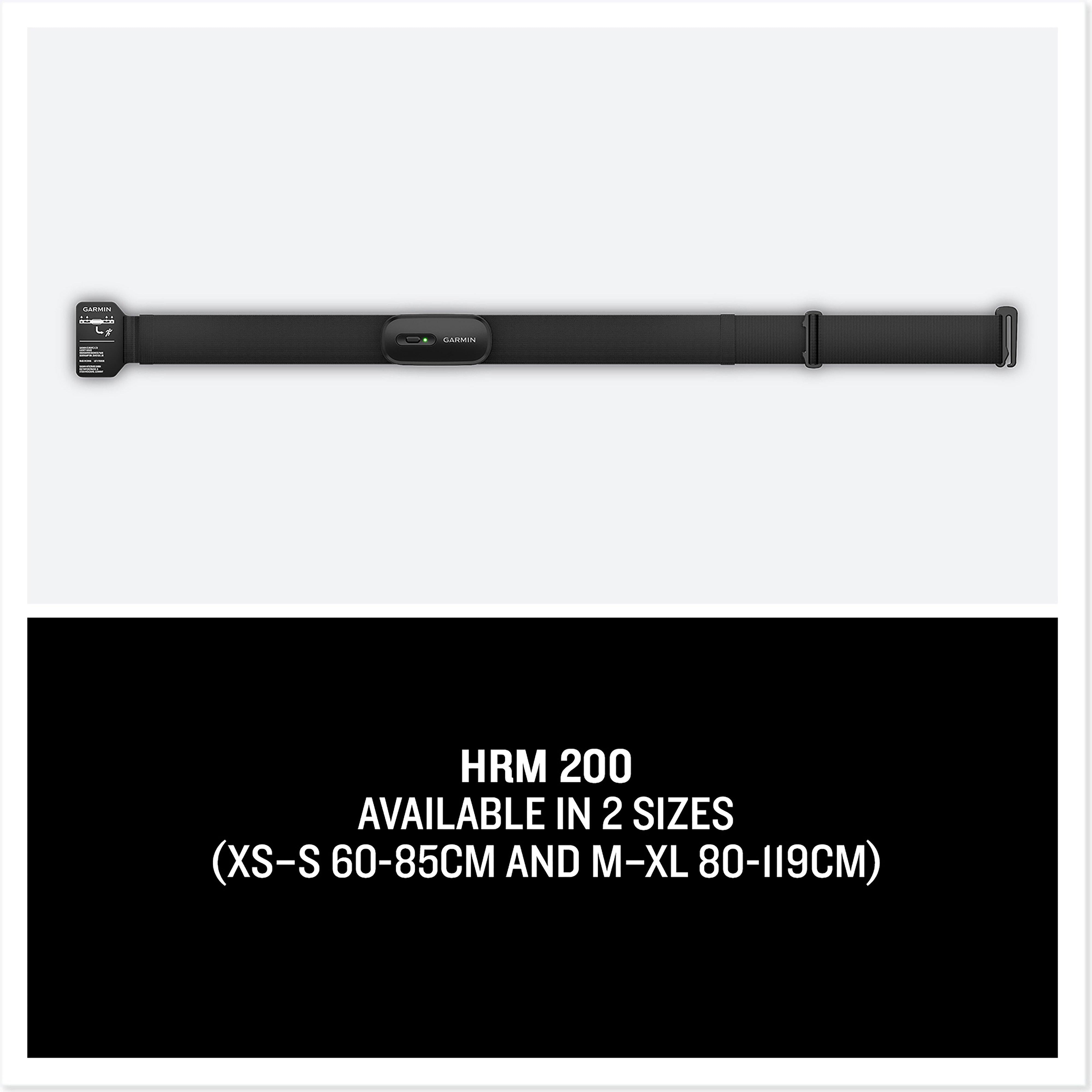 Black Garmin HRM 200 XS-S – GO Outdoors