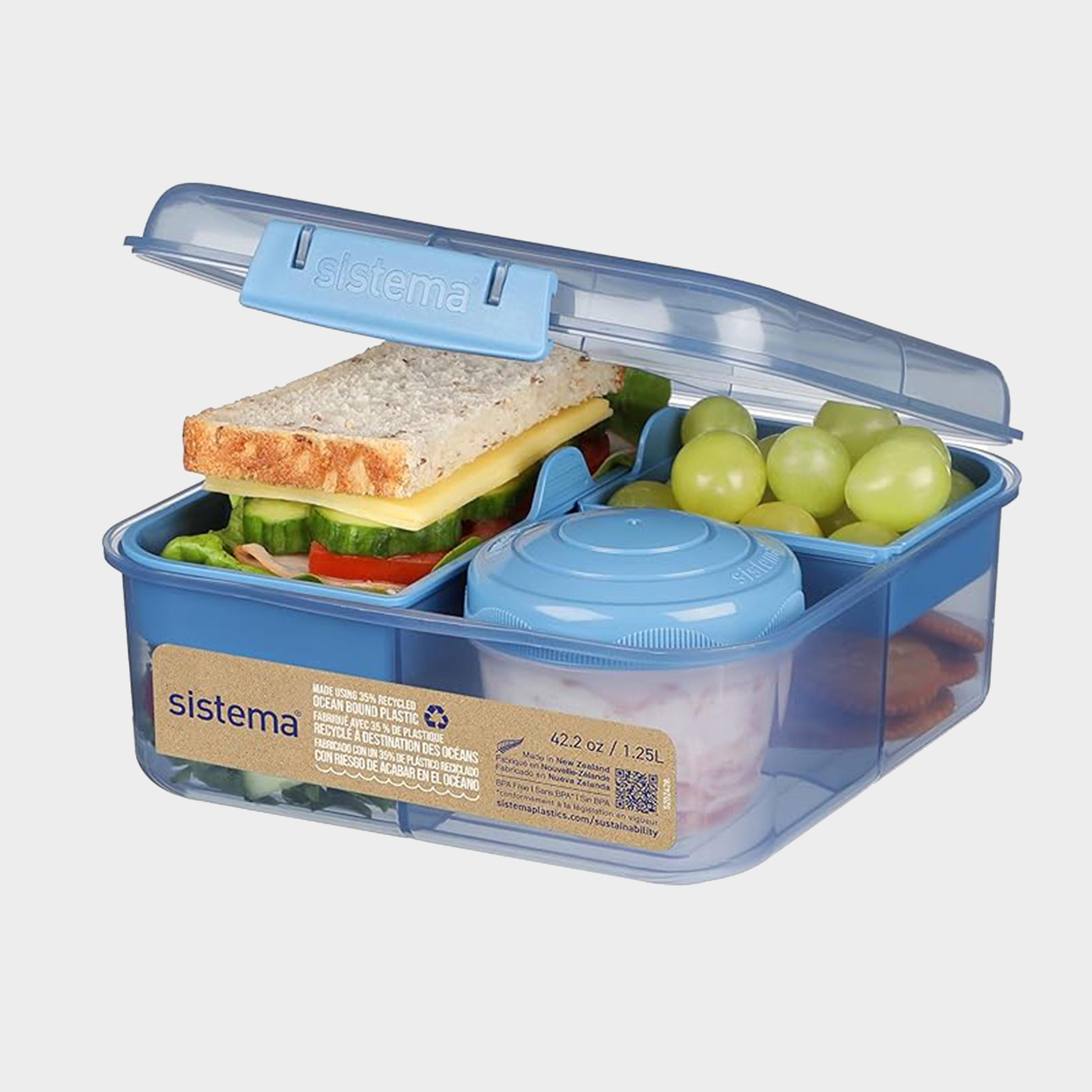 1.25L Bento Cube with Yoghurt Pot Container