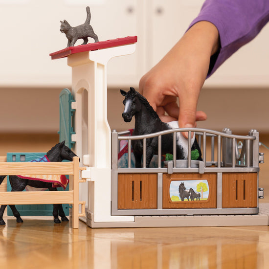 Horse Box with Mare and Foal