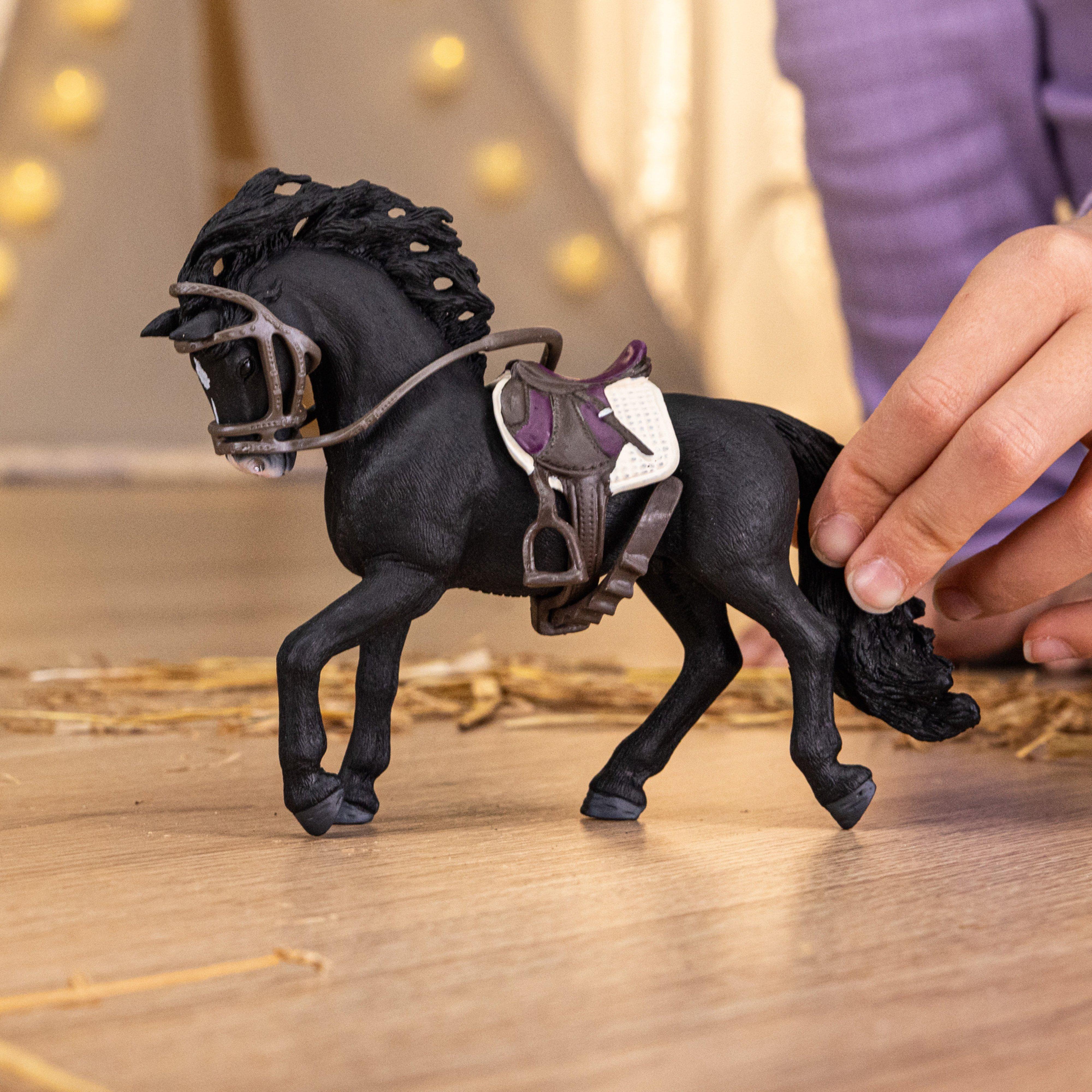 Pura Raza Española Stallion with Saddle & Bridle