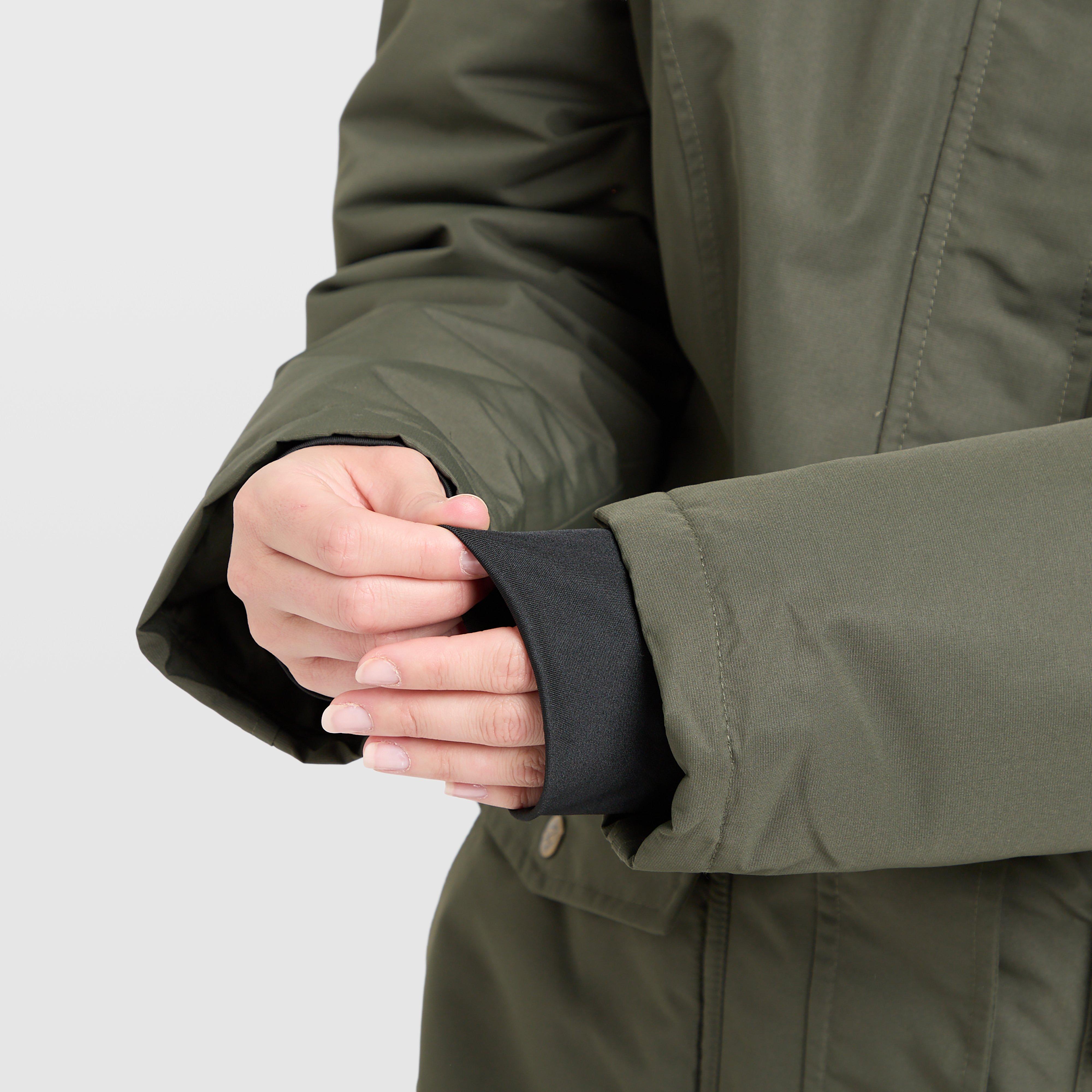 Womens Walker Long Coat Fern Green