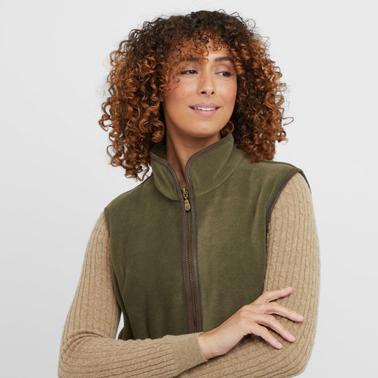 Womens Stenton Fleece Gilet Lovat