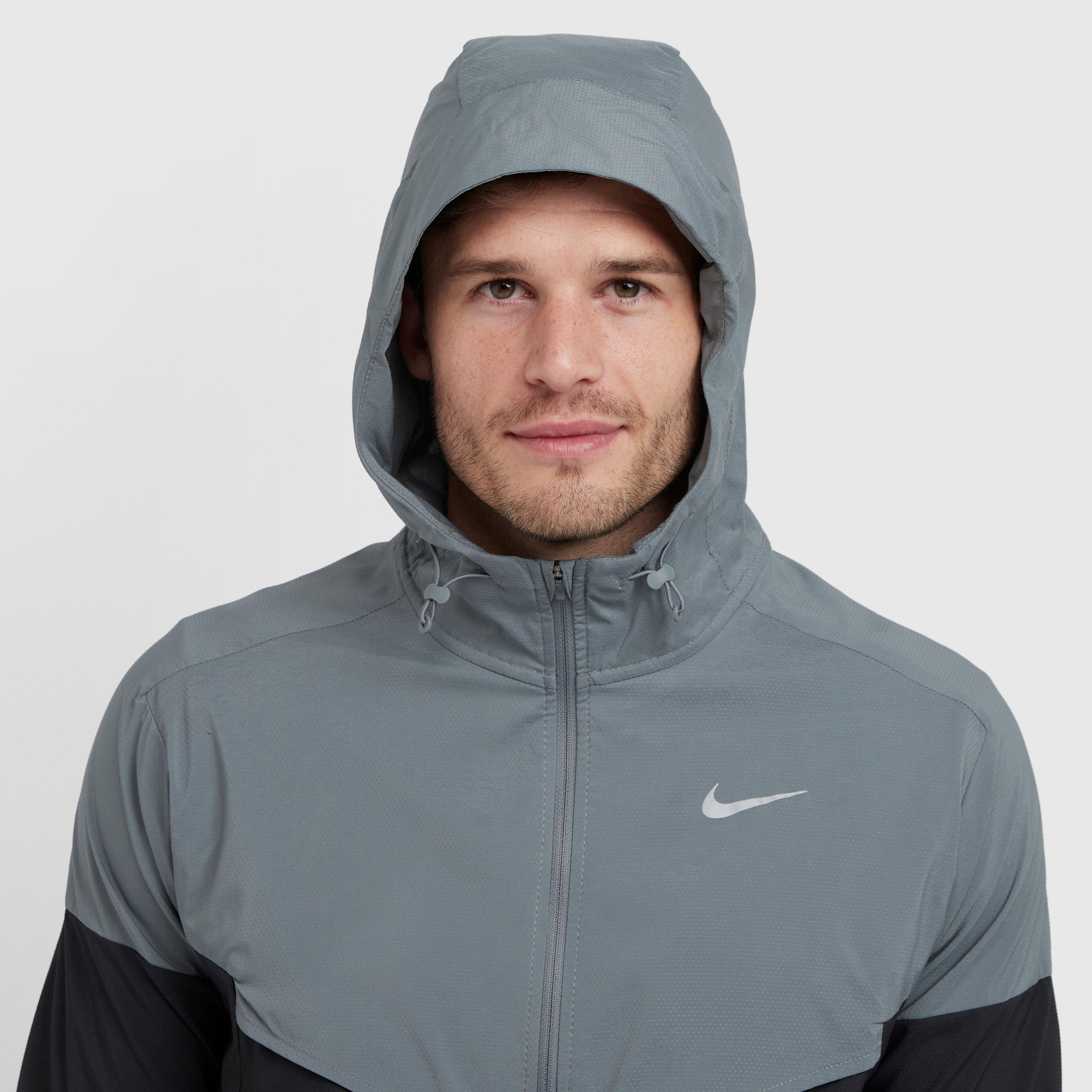 light grey nike windbreaker