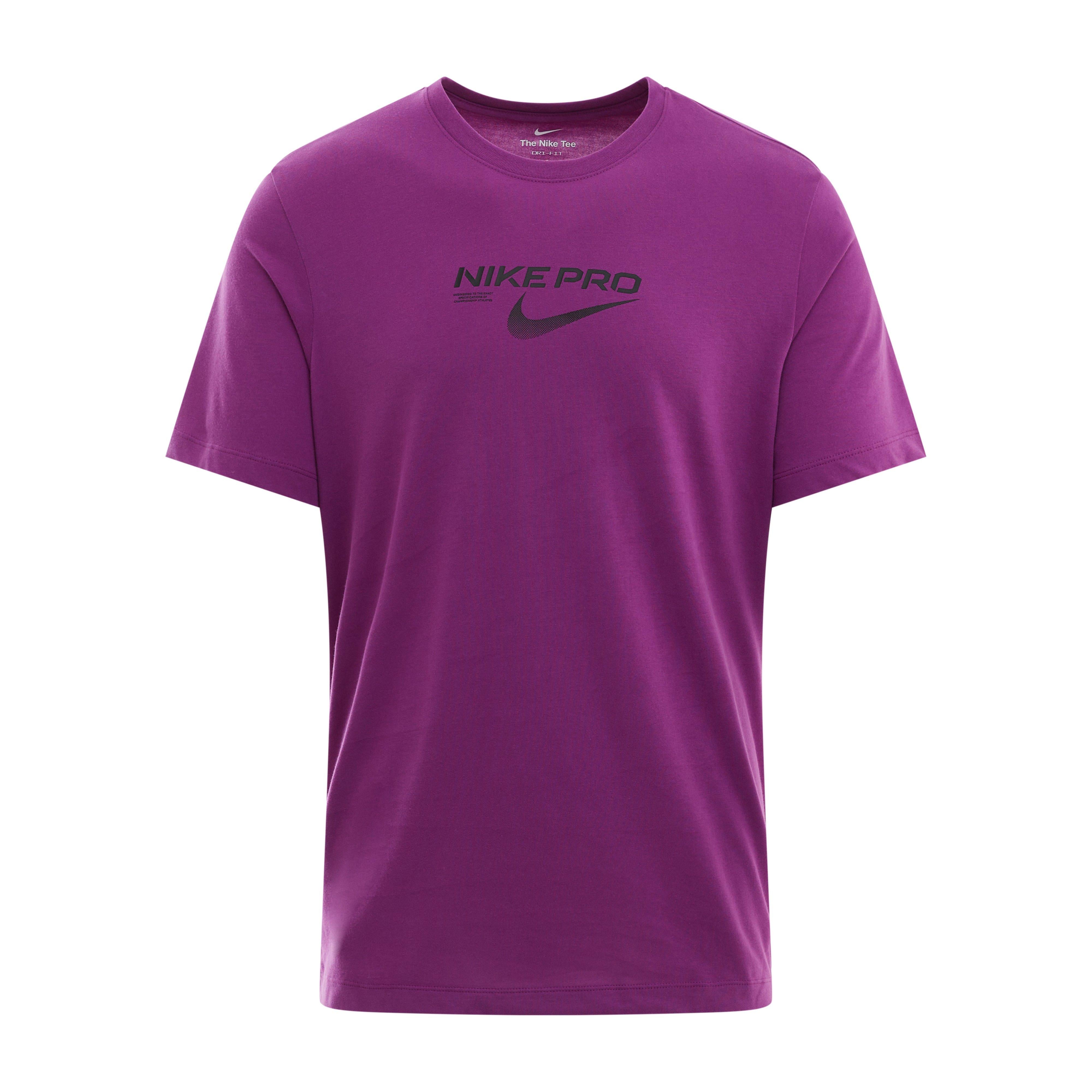 Purple Nike Men's Dri-FIT Pro Training T-Shirt – GO Outdoors