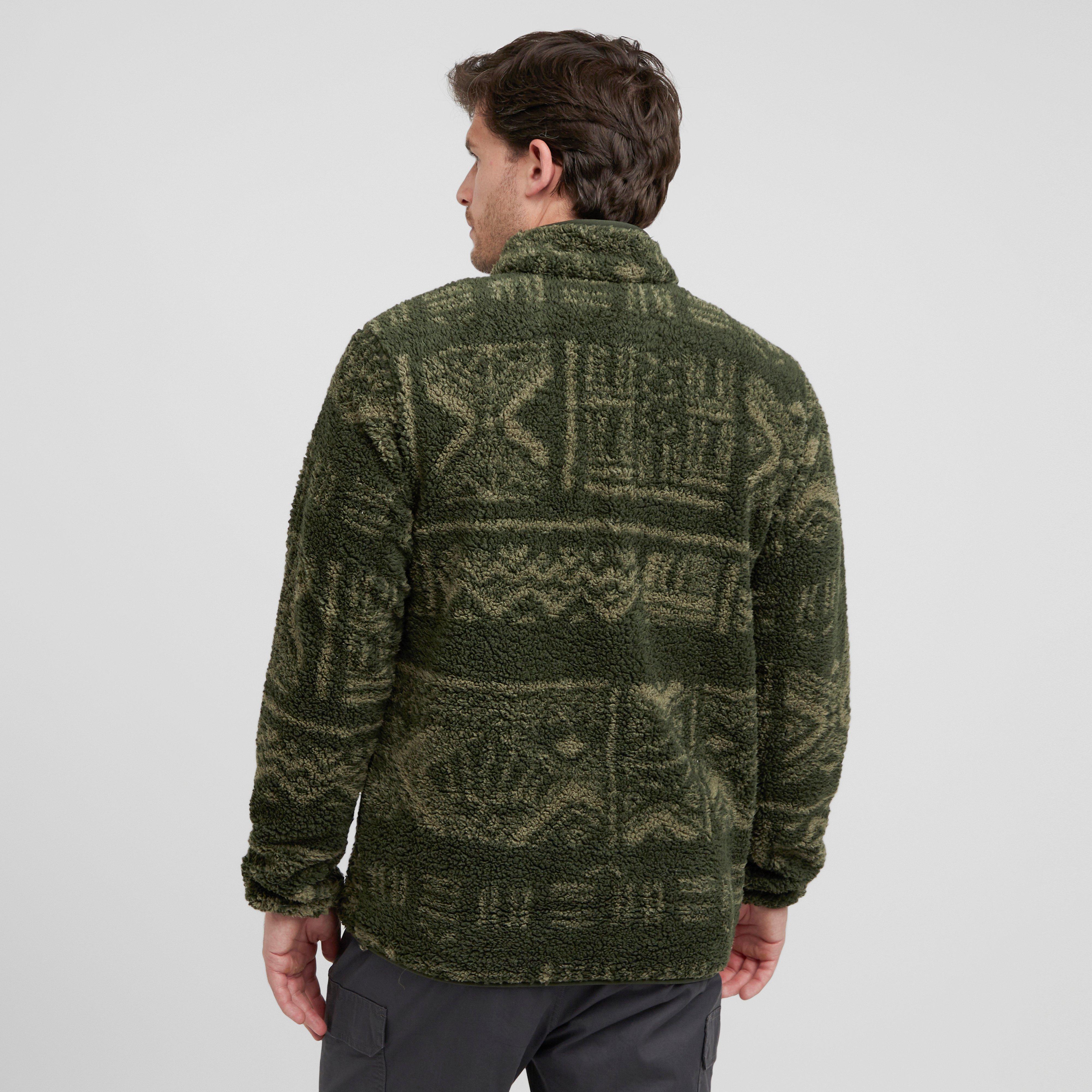 Khaki Columbia Men's Rugged Ridge™ High Pile Half Zip Fleece – GO
