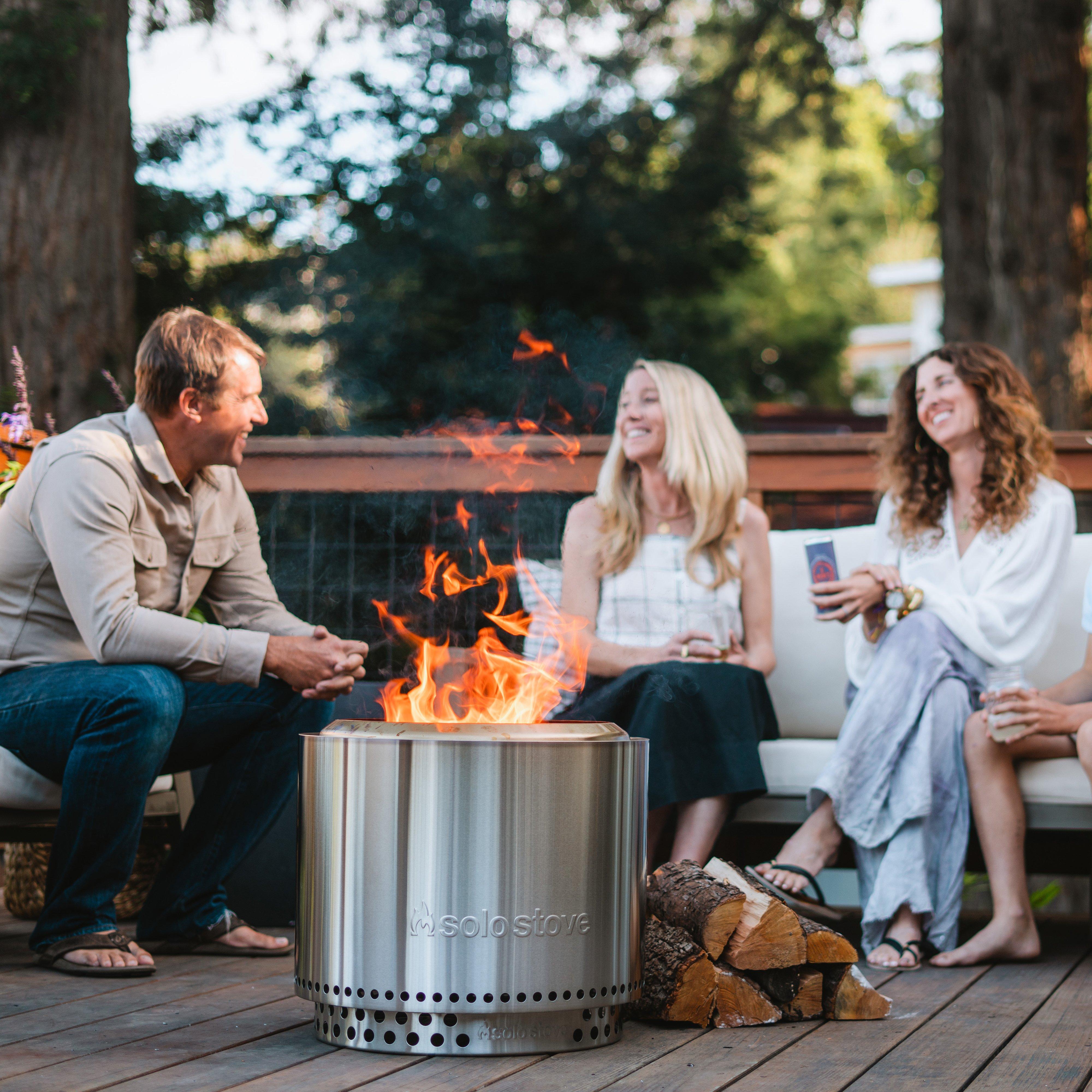 Silver Solo Stove Bonfire + Stand 2.0 – GO Outdoors