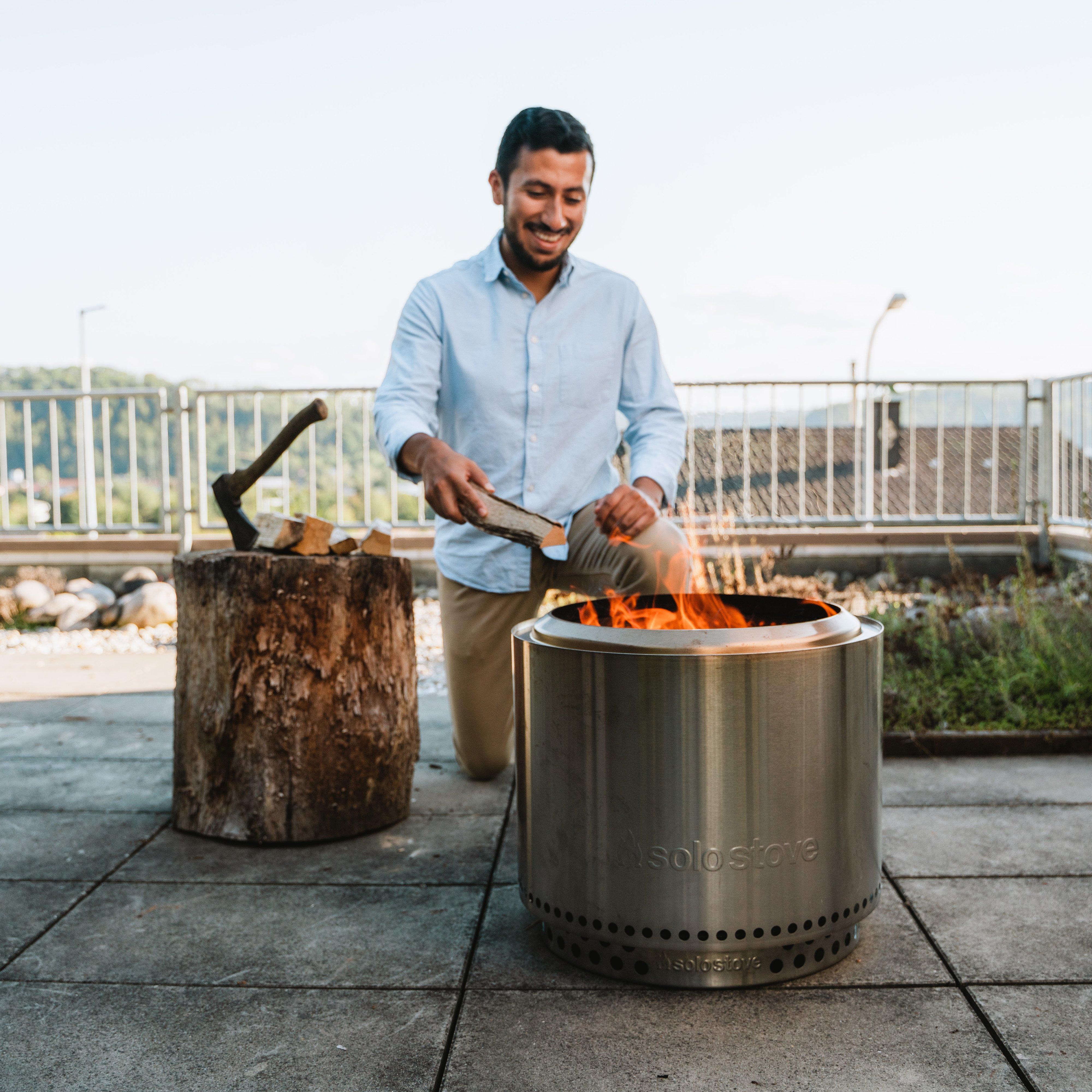 Silver Solo Stove Bonfire + Stand 2.0 – GO Outdoors