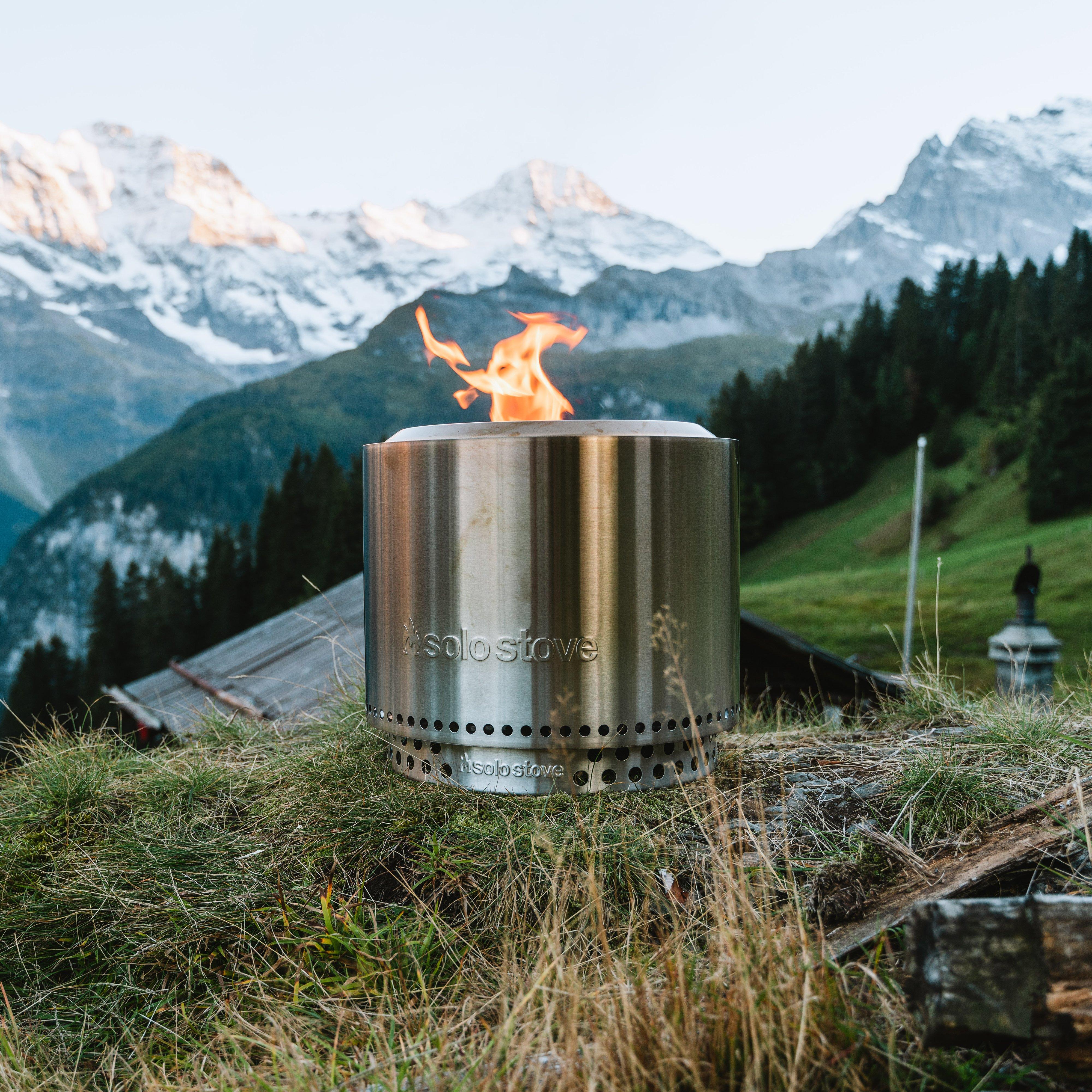 Silver Solo Stove Bonfire + Stand 2.0 – GO Outdoors