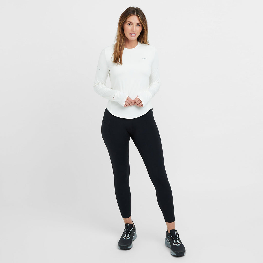 Women's Swift Dri-FIT UV Long-Sleeve Crew-Neck Running Top