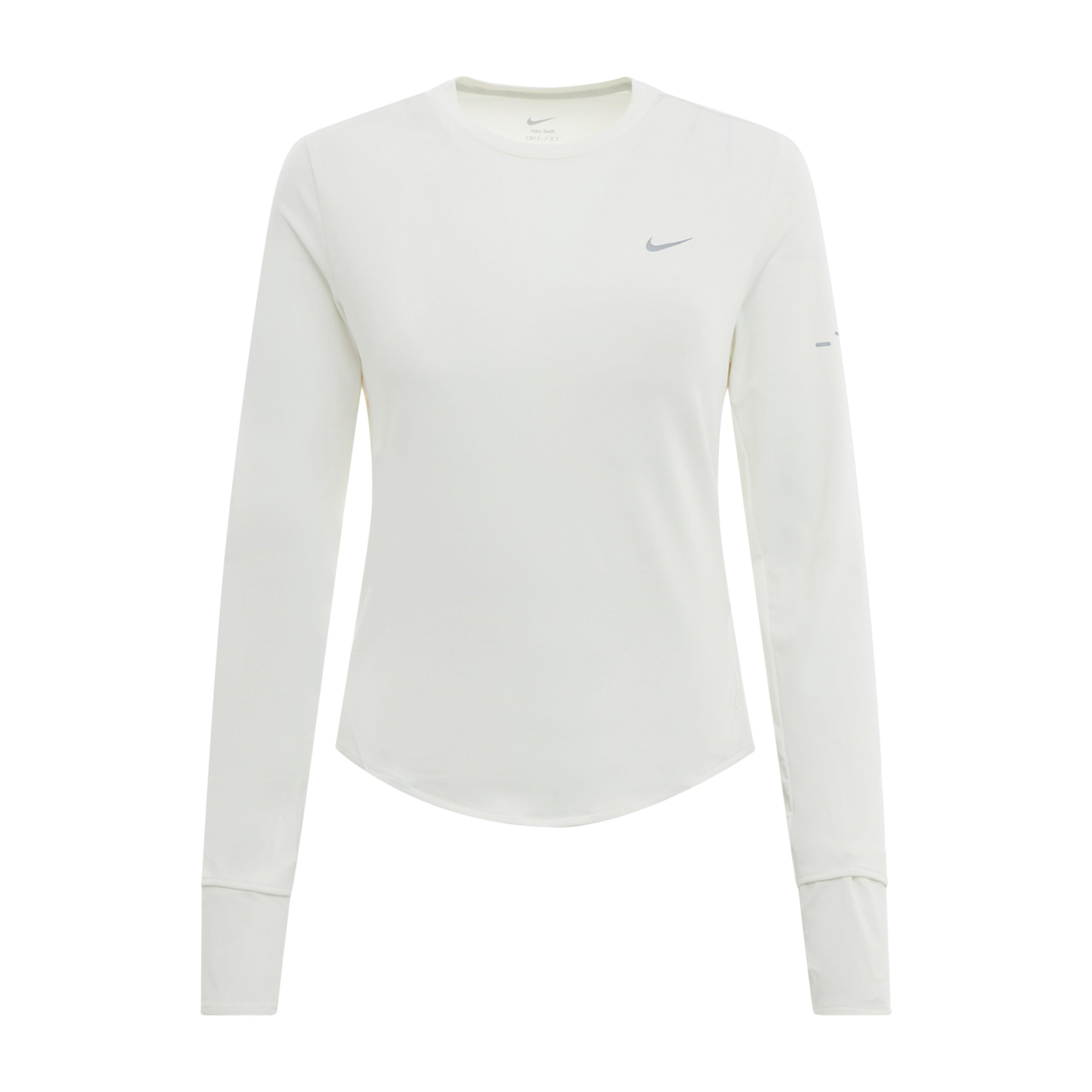 Women's Swift Dri-FIT UV Long-Sleeve Crew-Neck Running Top