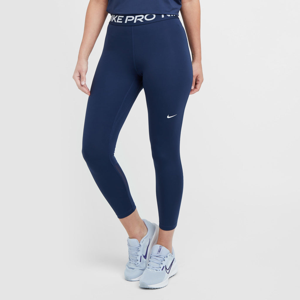 Women’s Pro Mid-Rise Crop Mesh Panel Leggings