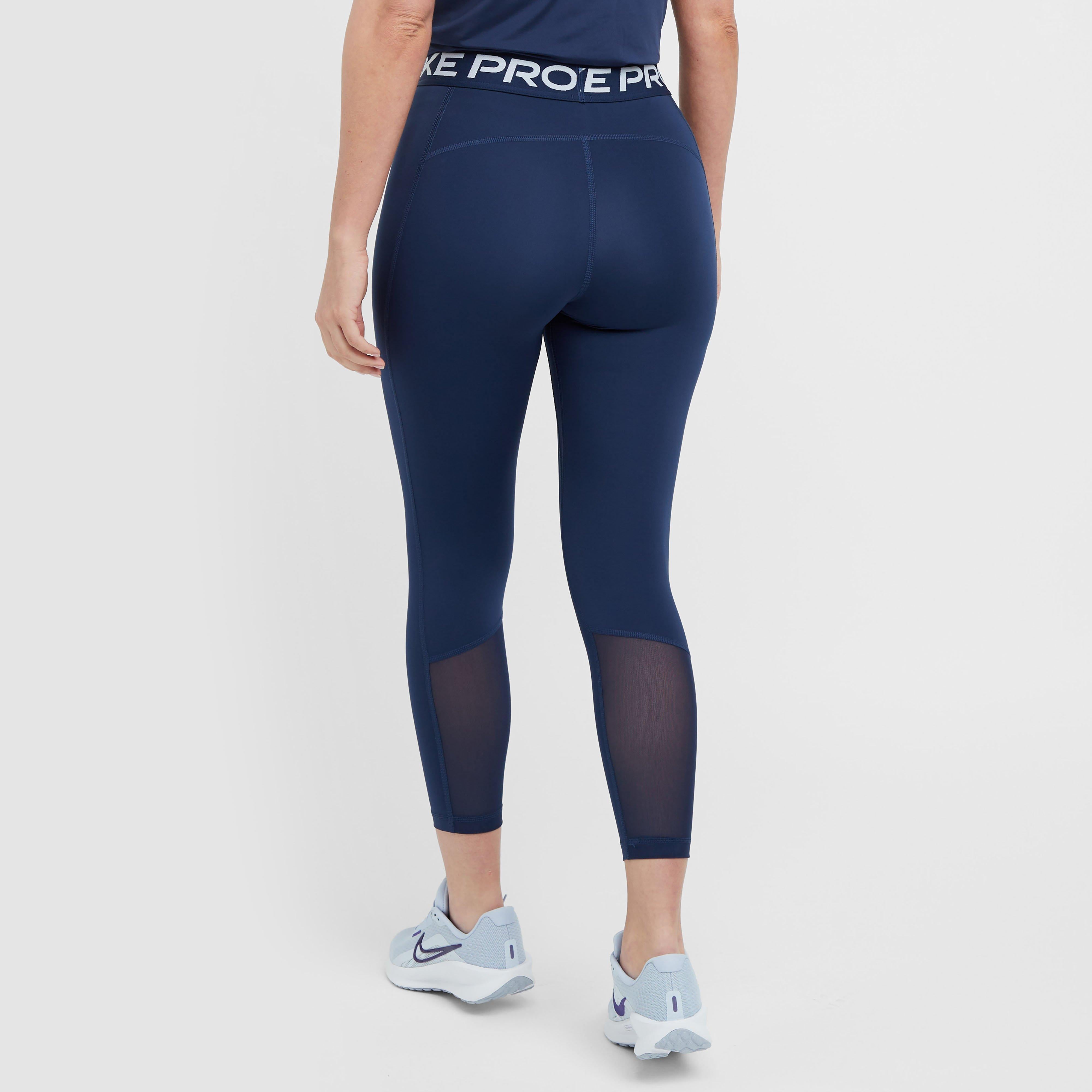 Women’s Pro Mid-Rise Crop Mesh Panel Leggings