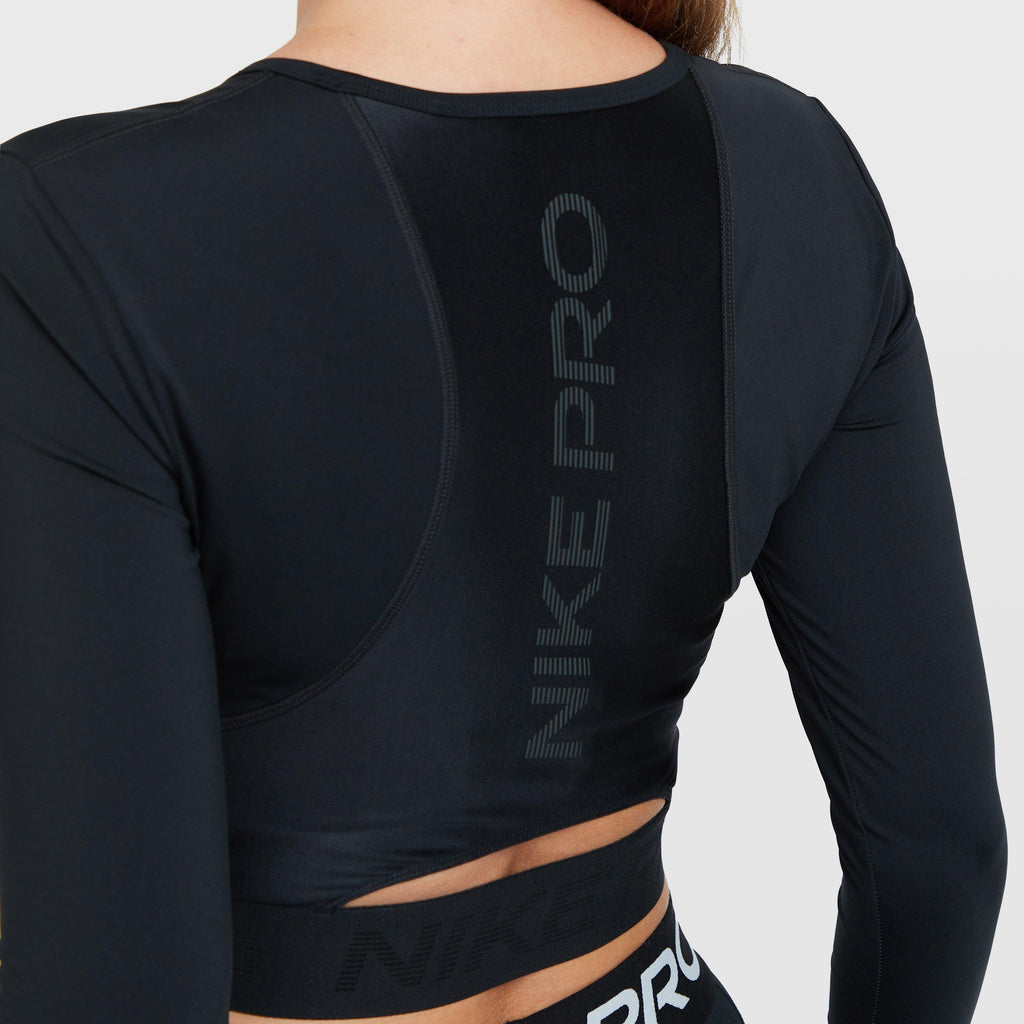 Women's Pro Dri-FIT Cropped Long Sleeve Top